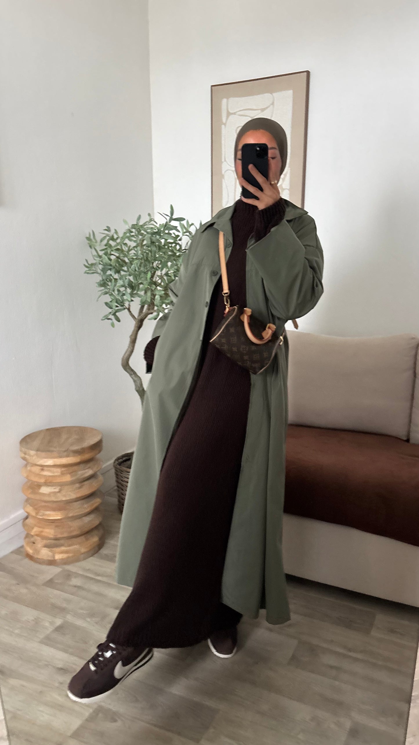 Veste imper coupe droite