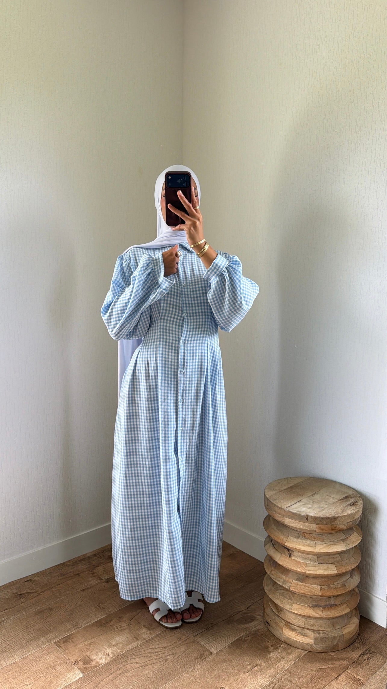 Robe chemise ajustable