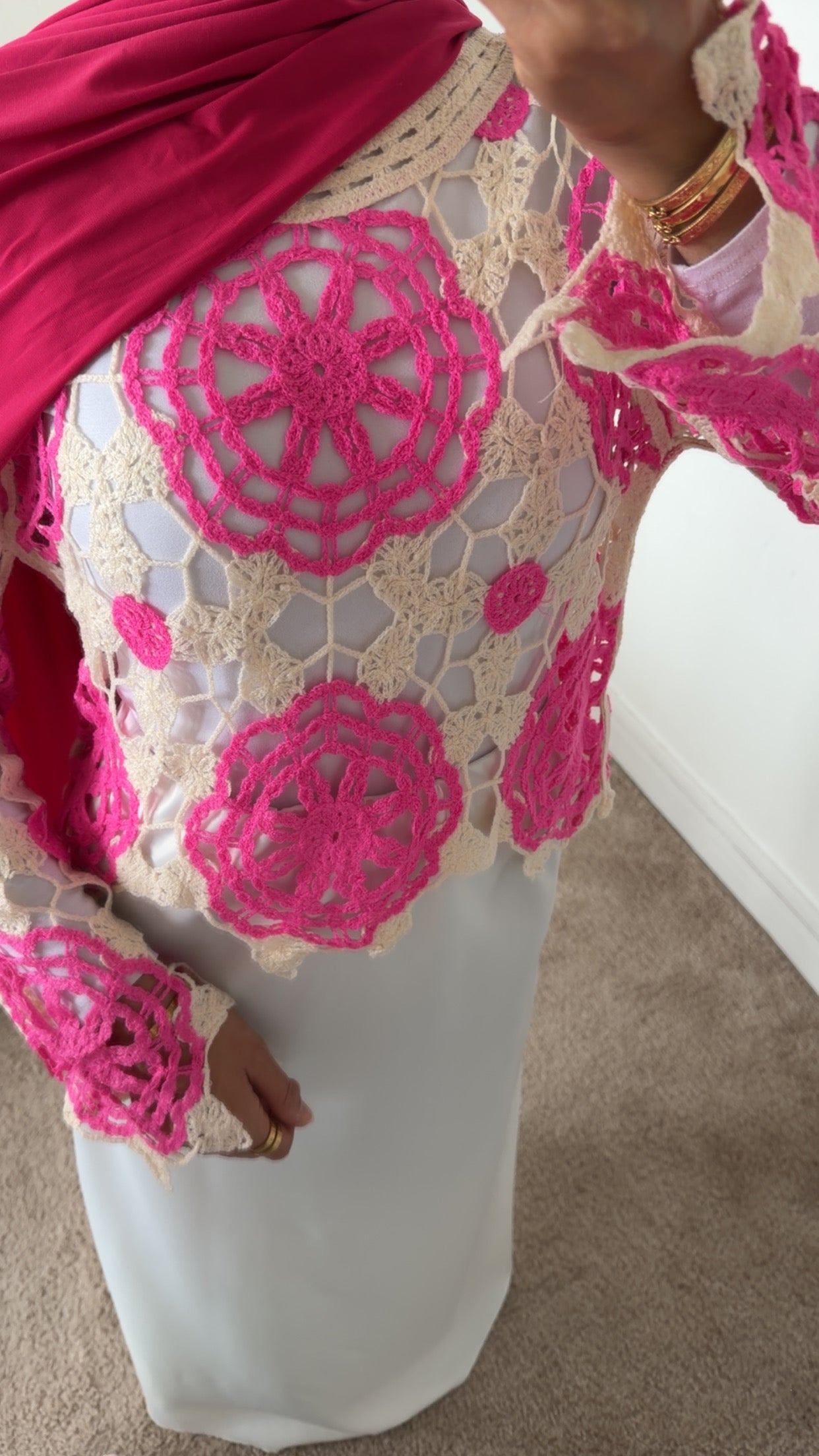 Haut en crochet