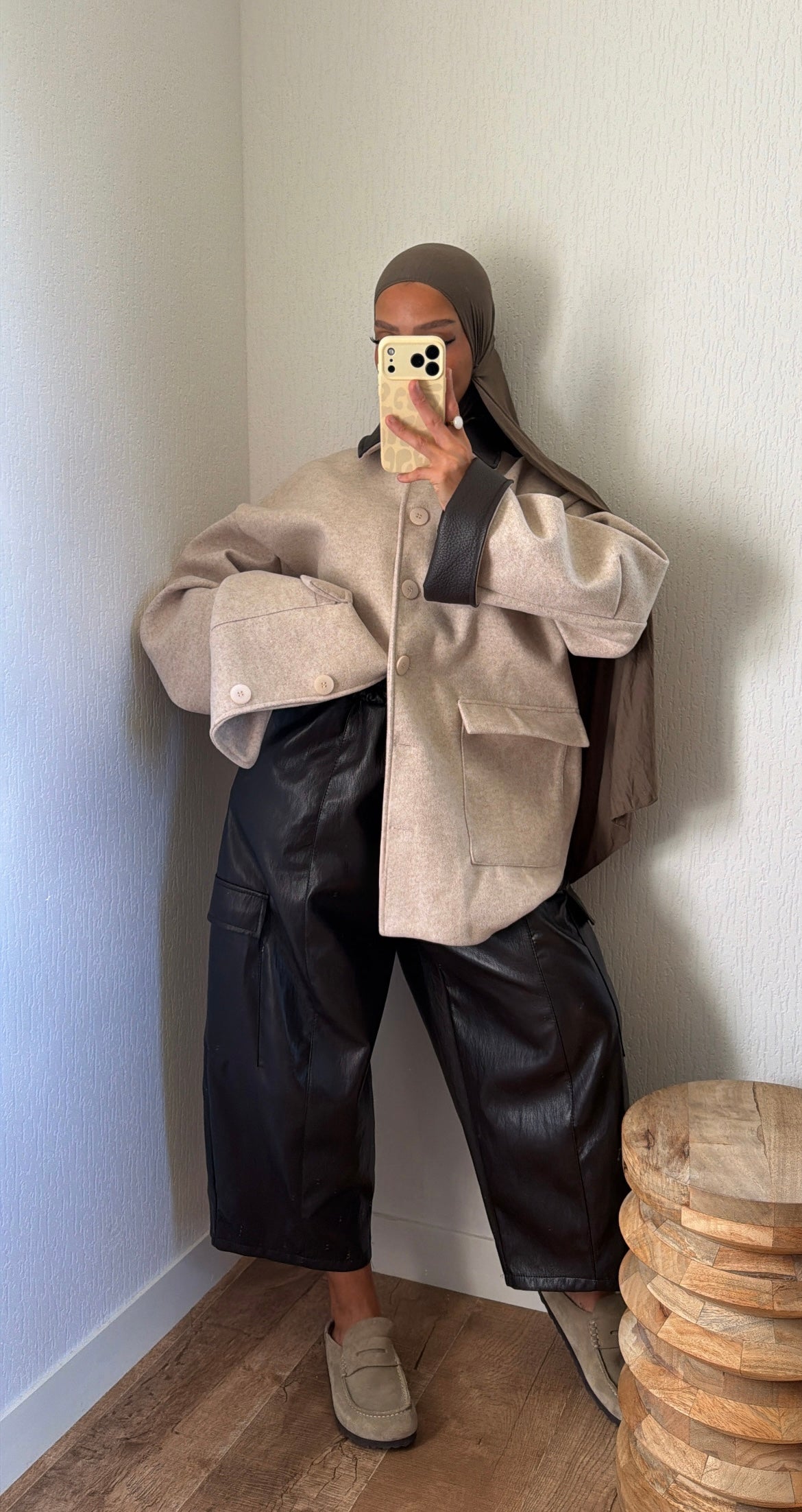 Veste bi matières