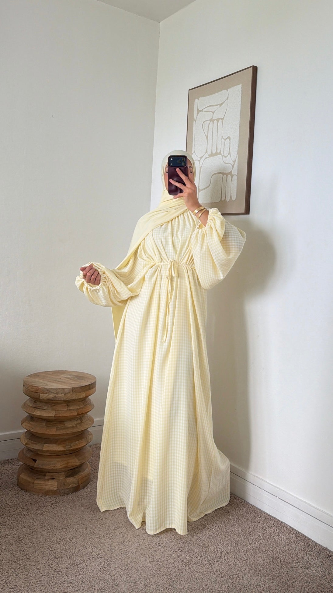 Robe à carreaux