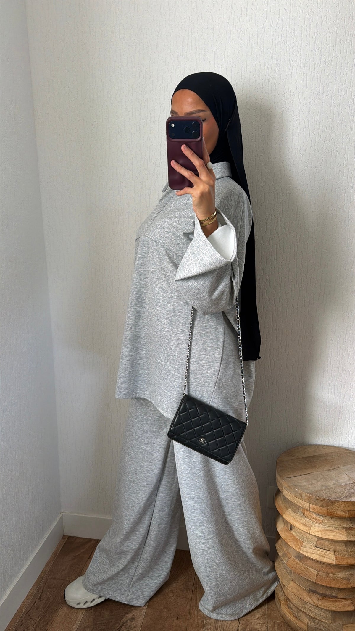 Ensemble molletonné à zip