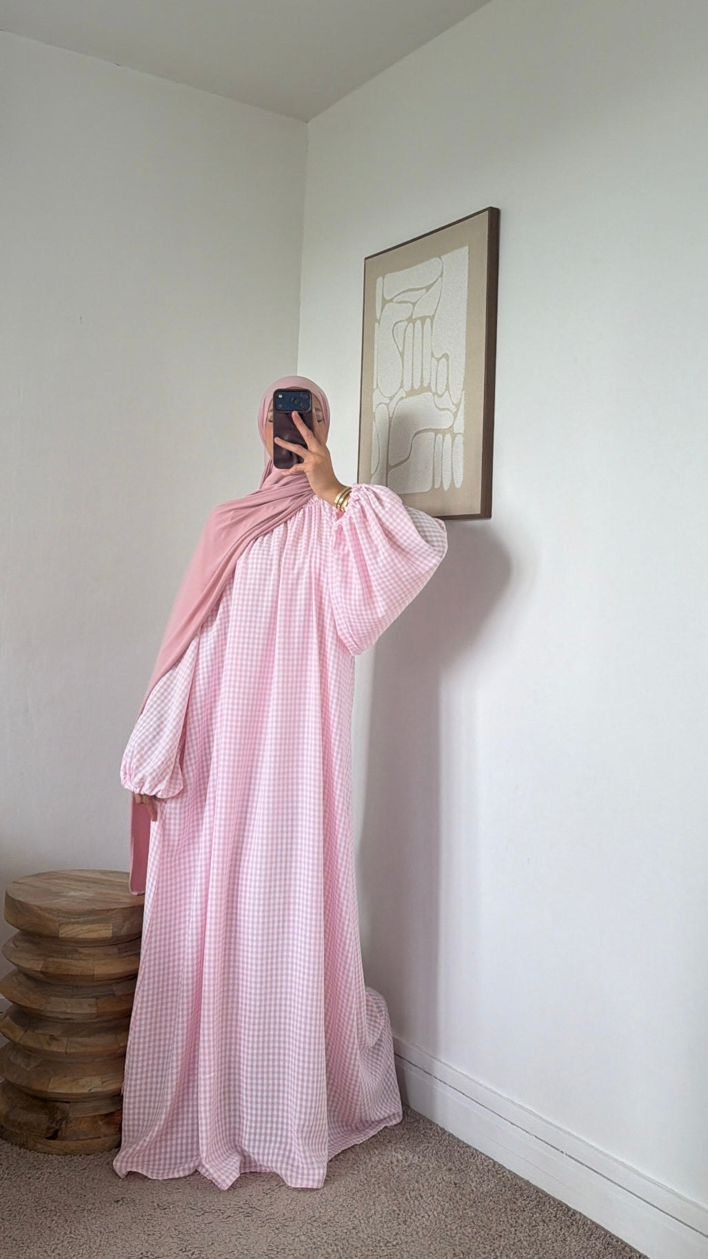 Robe à carreaux