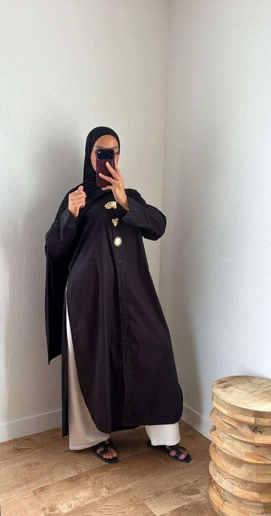 Chemise longue 3 broches