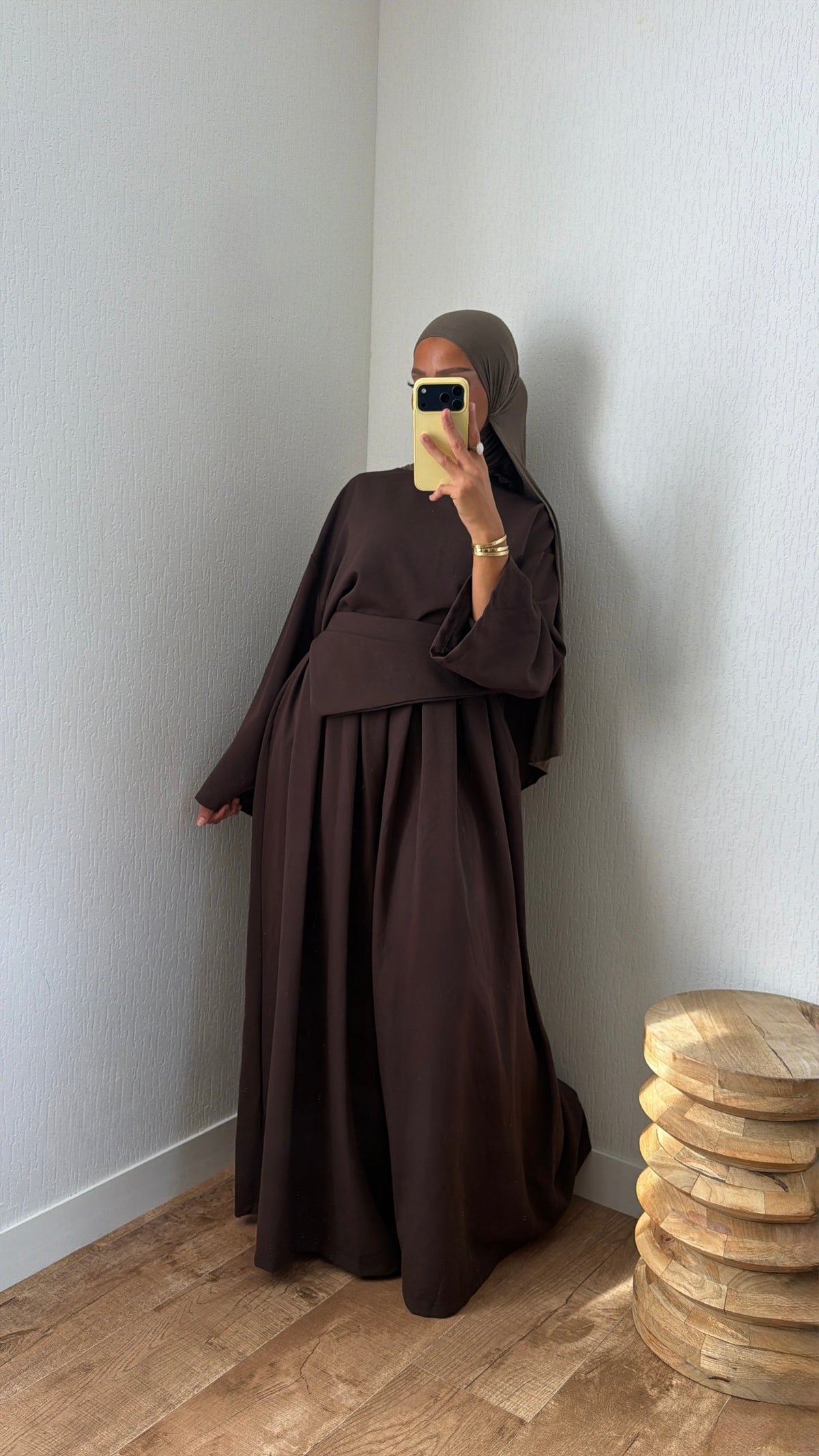 Ensemble pantalon ample structuré