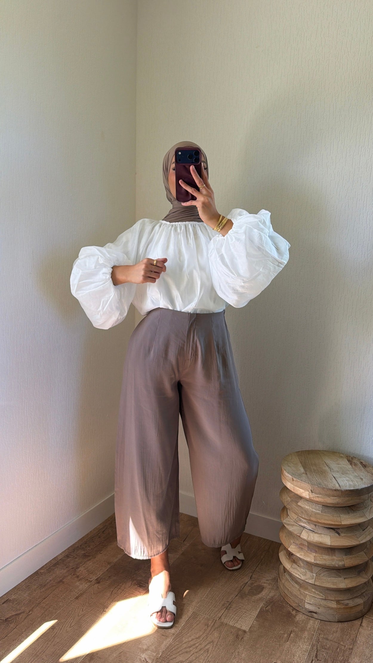 Blouse manches bouffantes