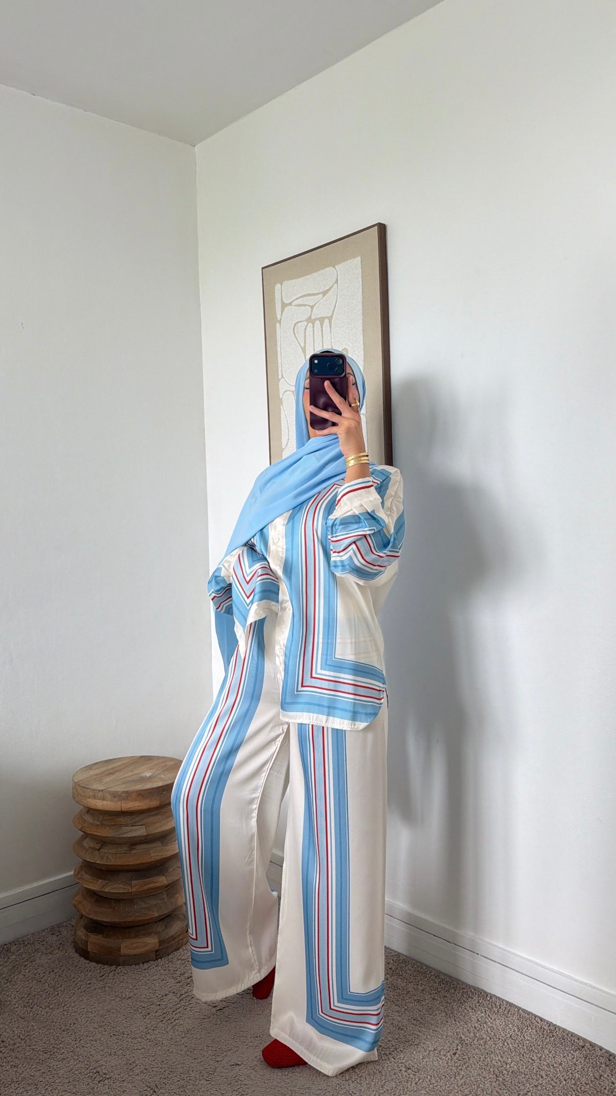 Ensemble chemise fluide