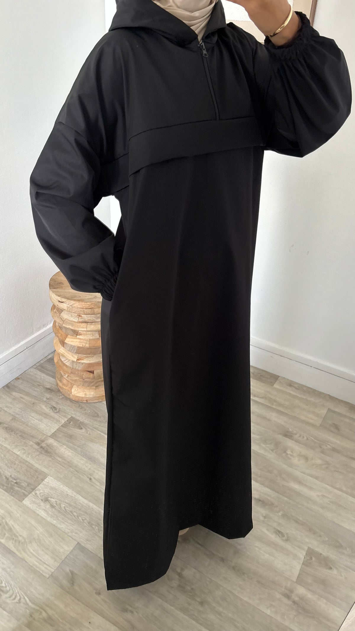 Robe imper à capuche