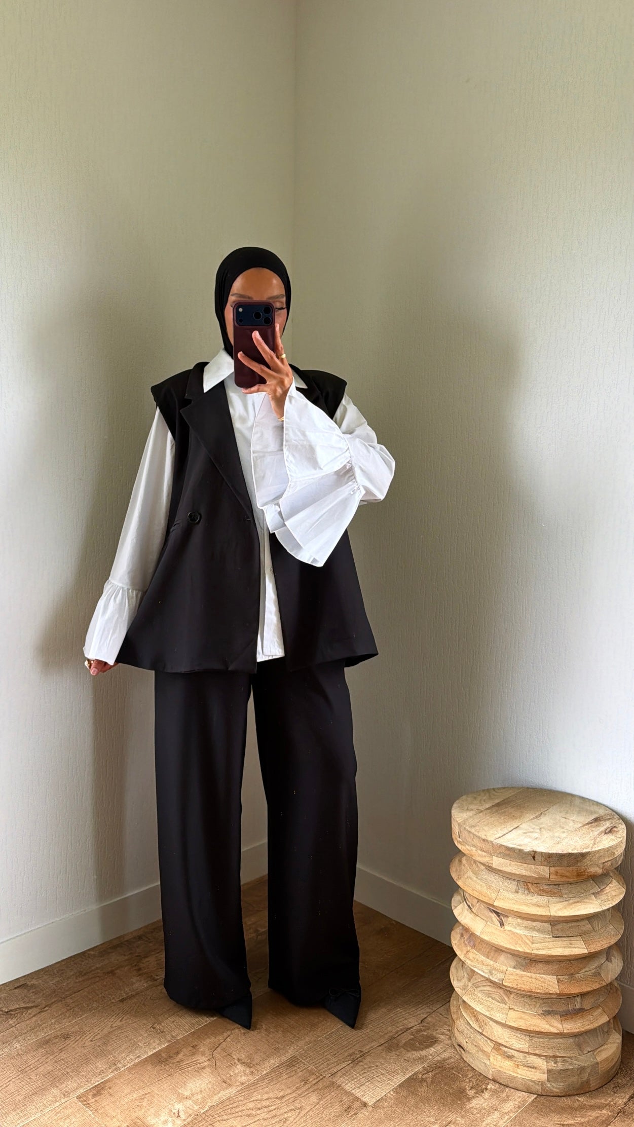 Ensemble tailleur sans manches