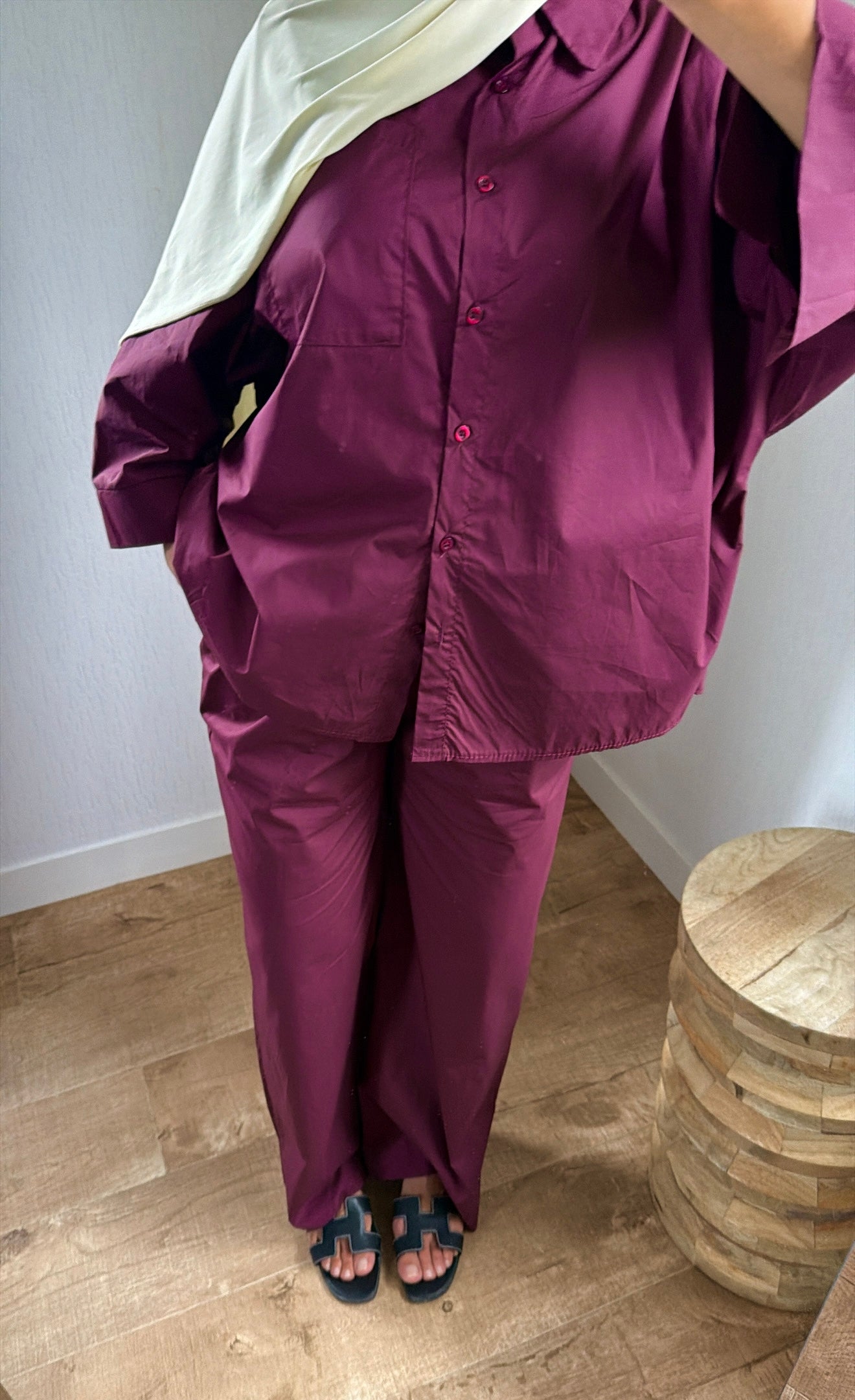 Ensemble pantalon chemise