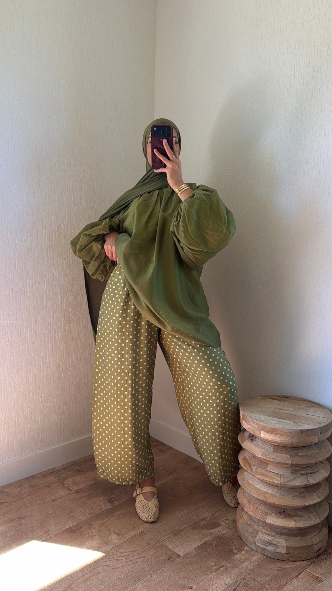 Blouse manches bouffantes