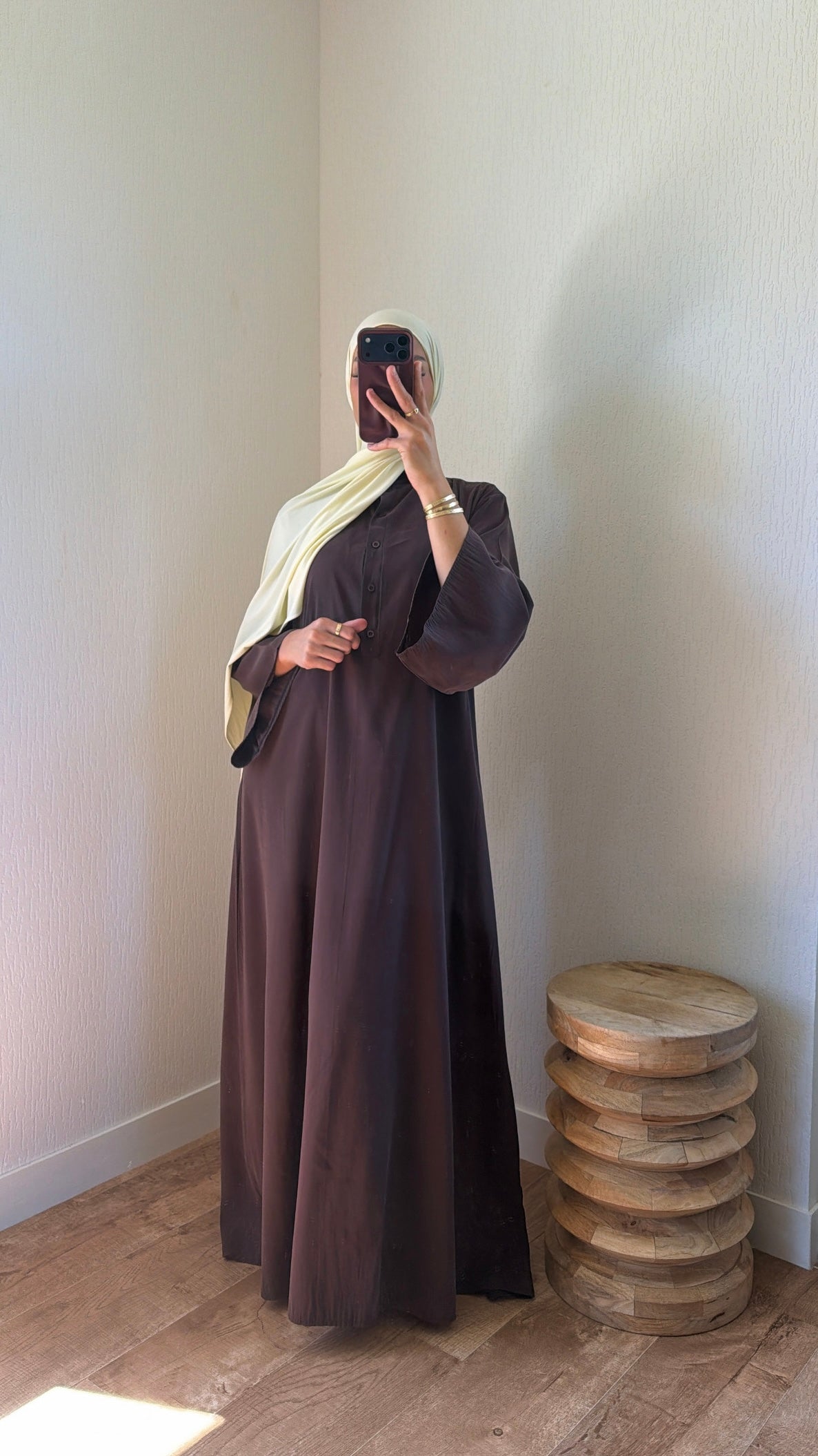 Robe chemise avec ceinture