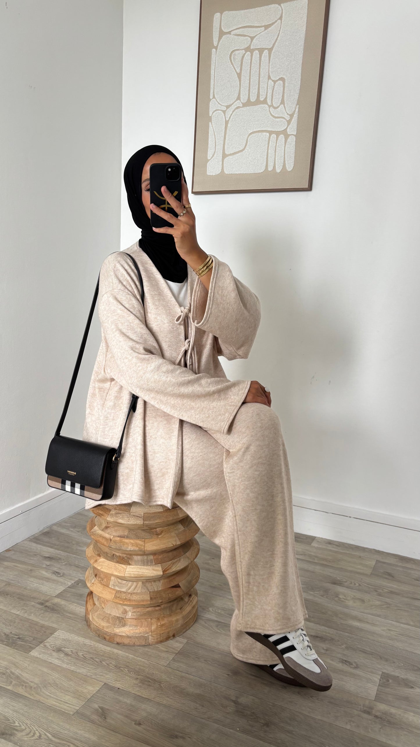 Ensemble comfy à noeuds