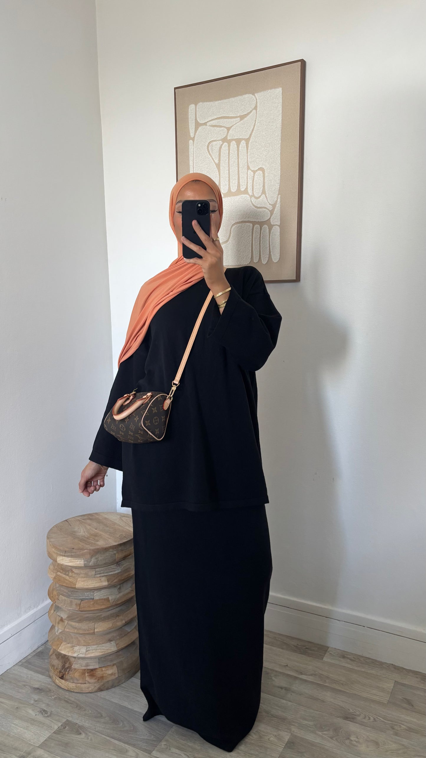 Ensemble jupe en maille