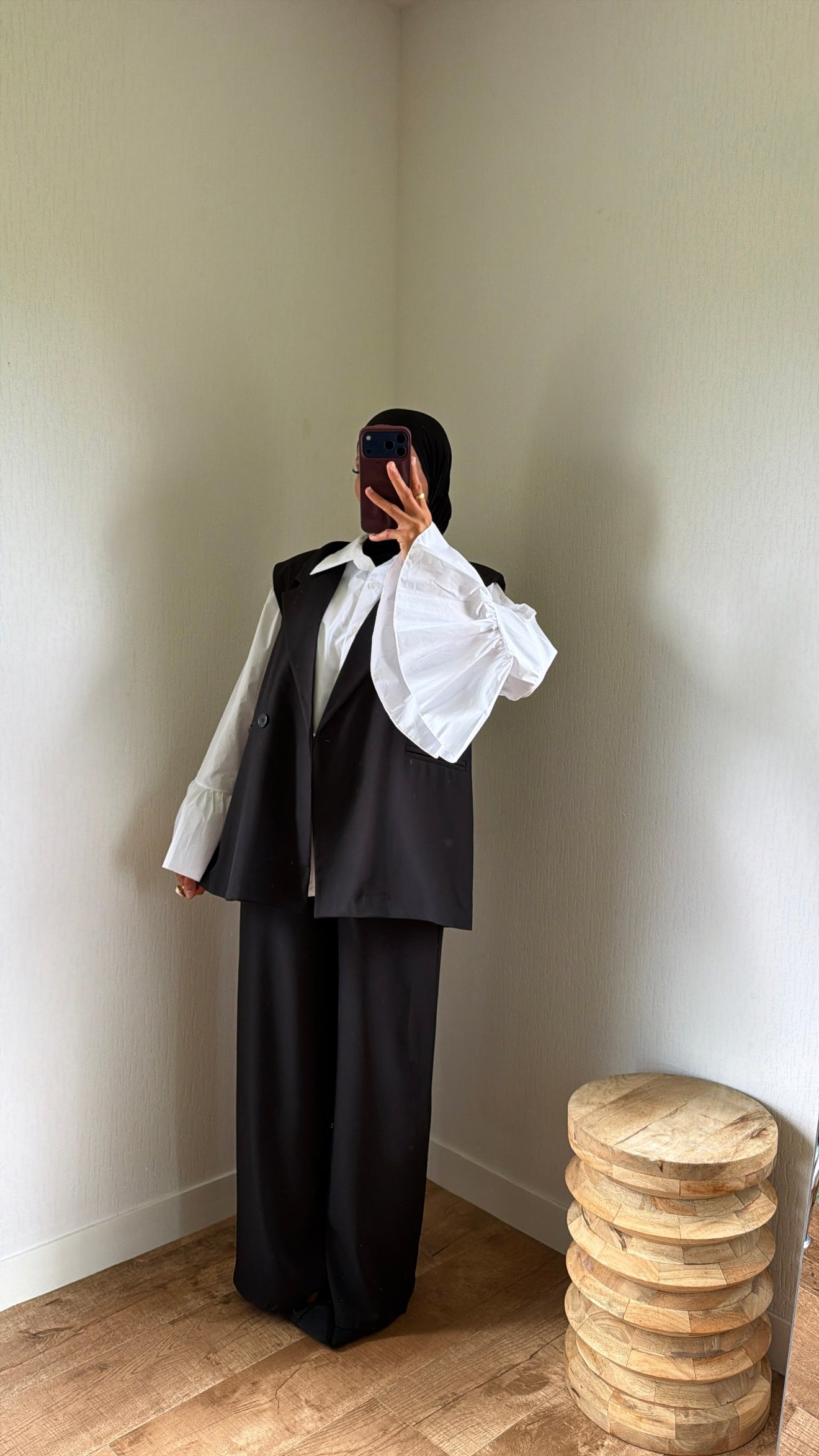 Ensemble tailleur sans manches