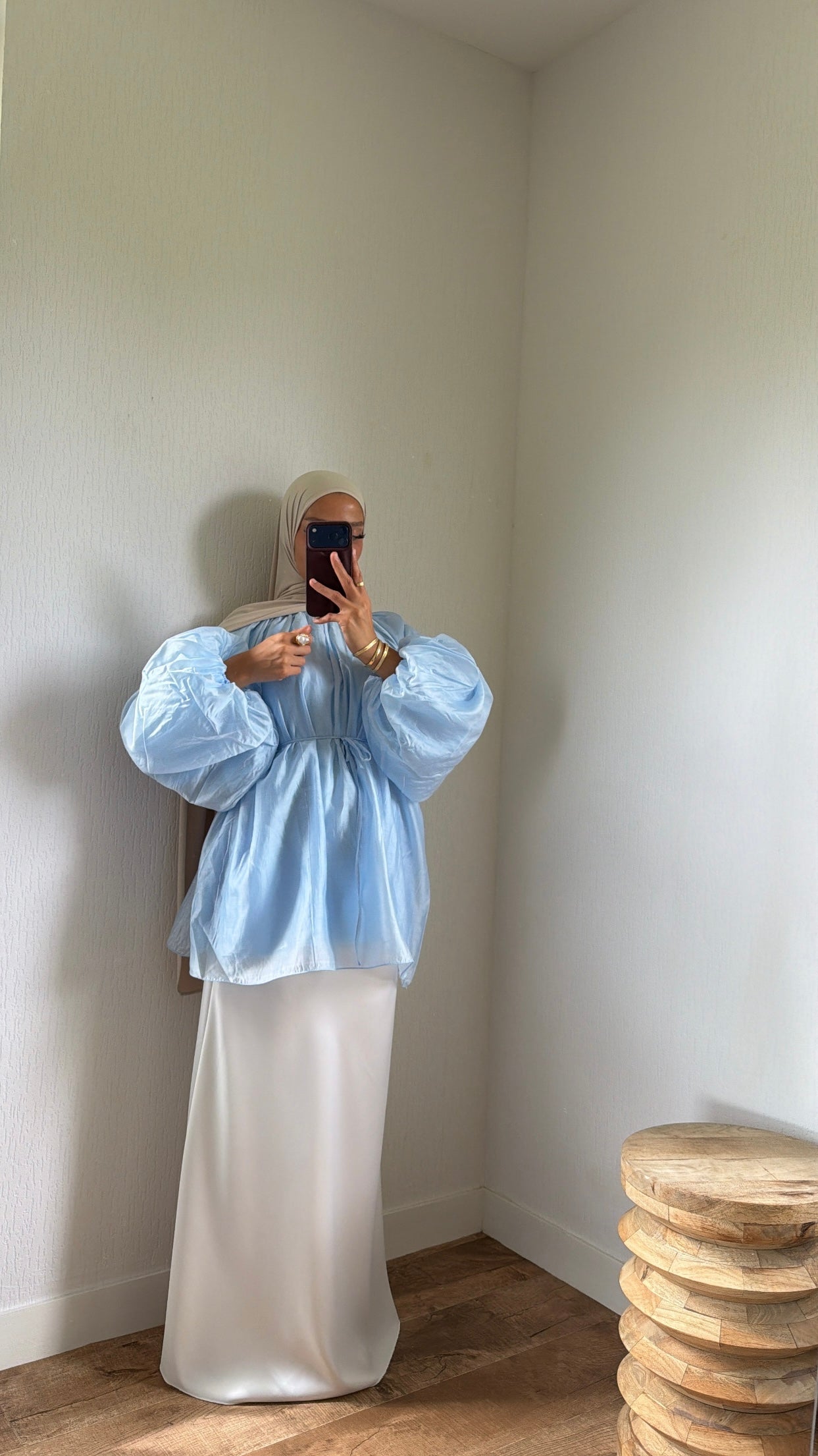 Blouse manches bouffantes