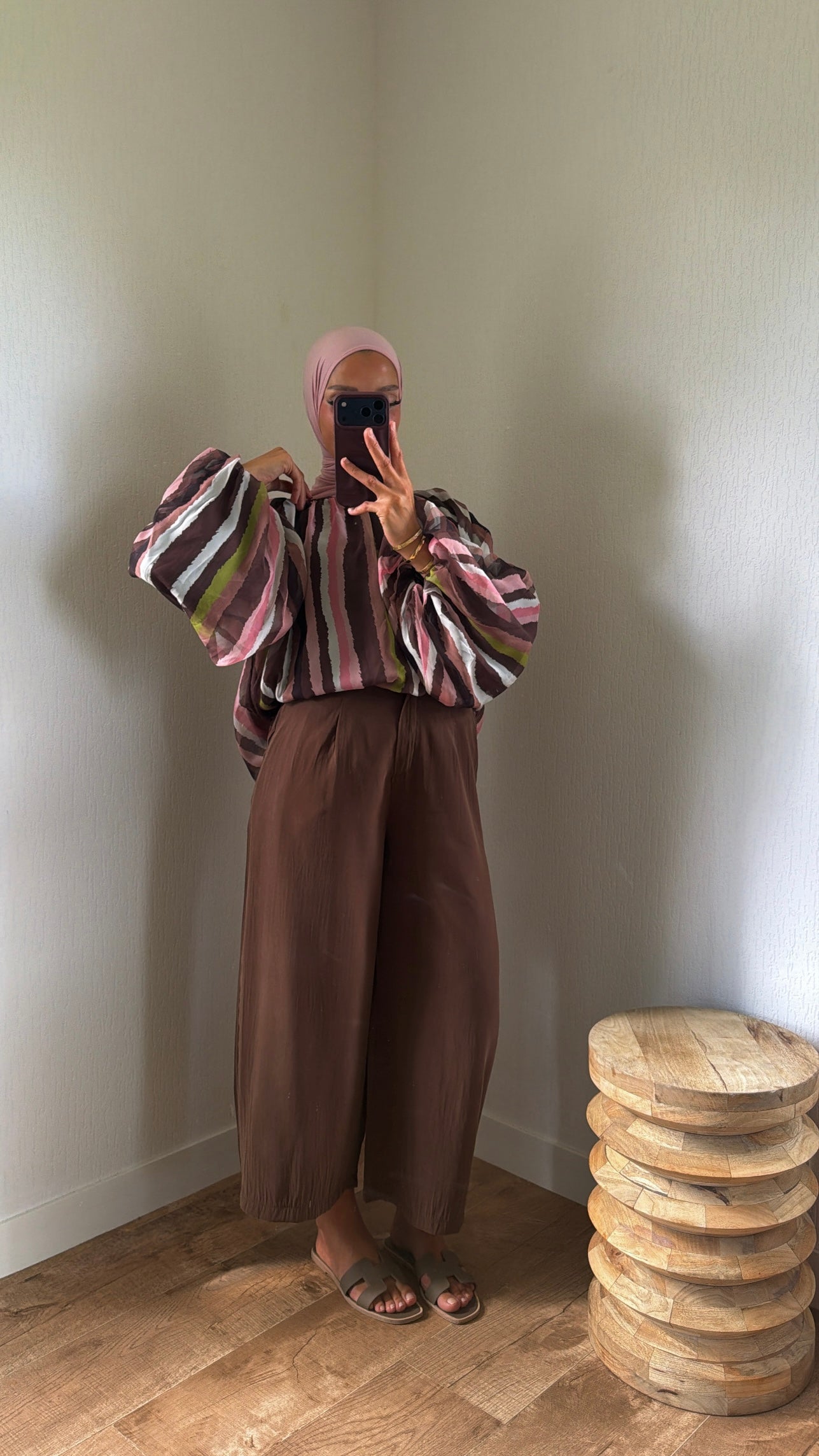Blouse tricolore
