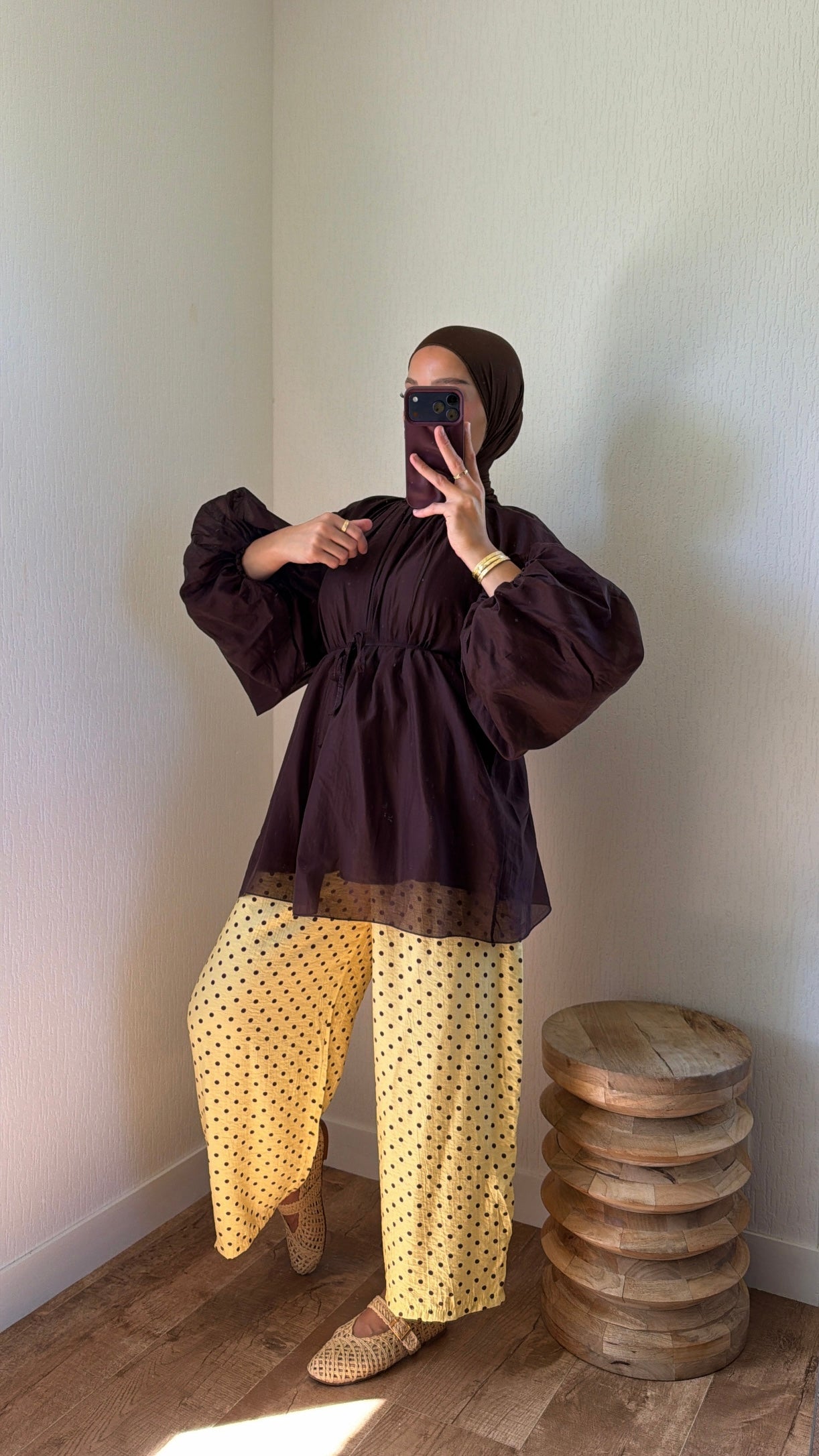 Blouse manches bouffantes