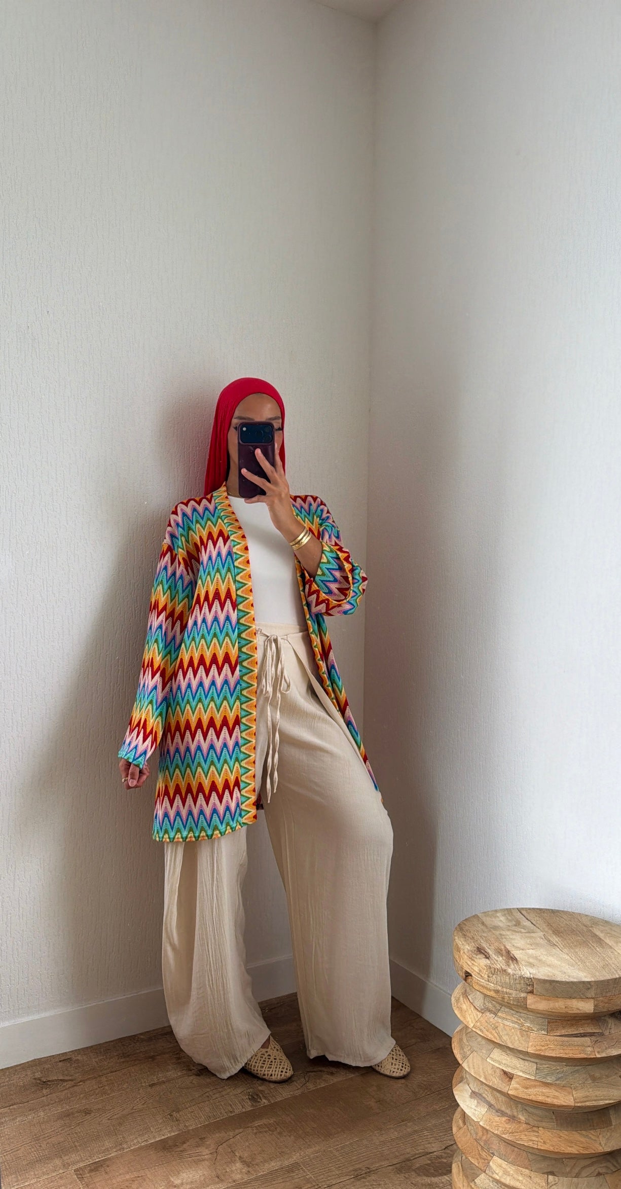 Gilet multicolore