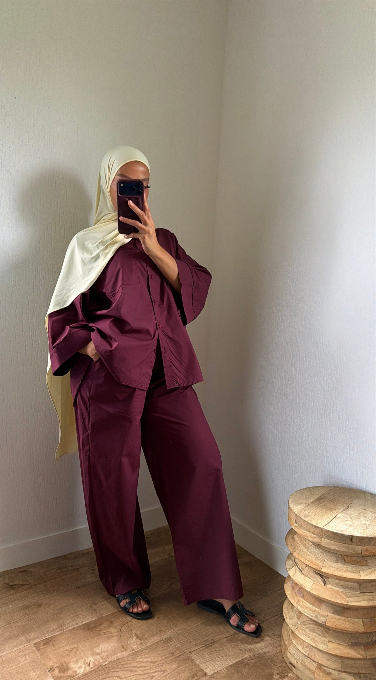 Ensemble pantalon chemise