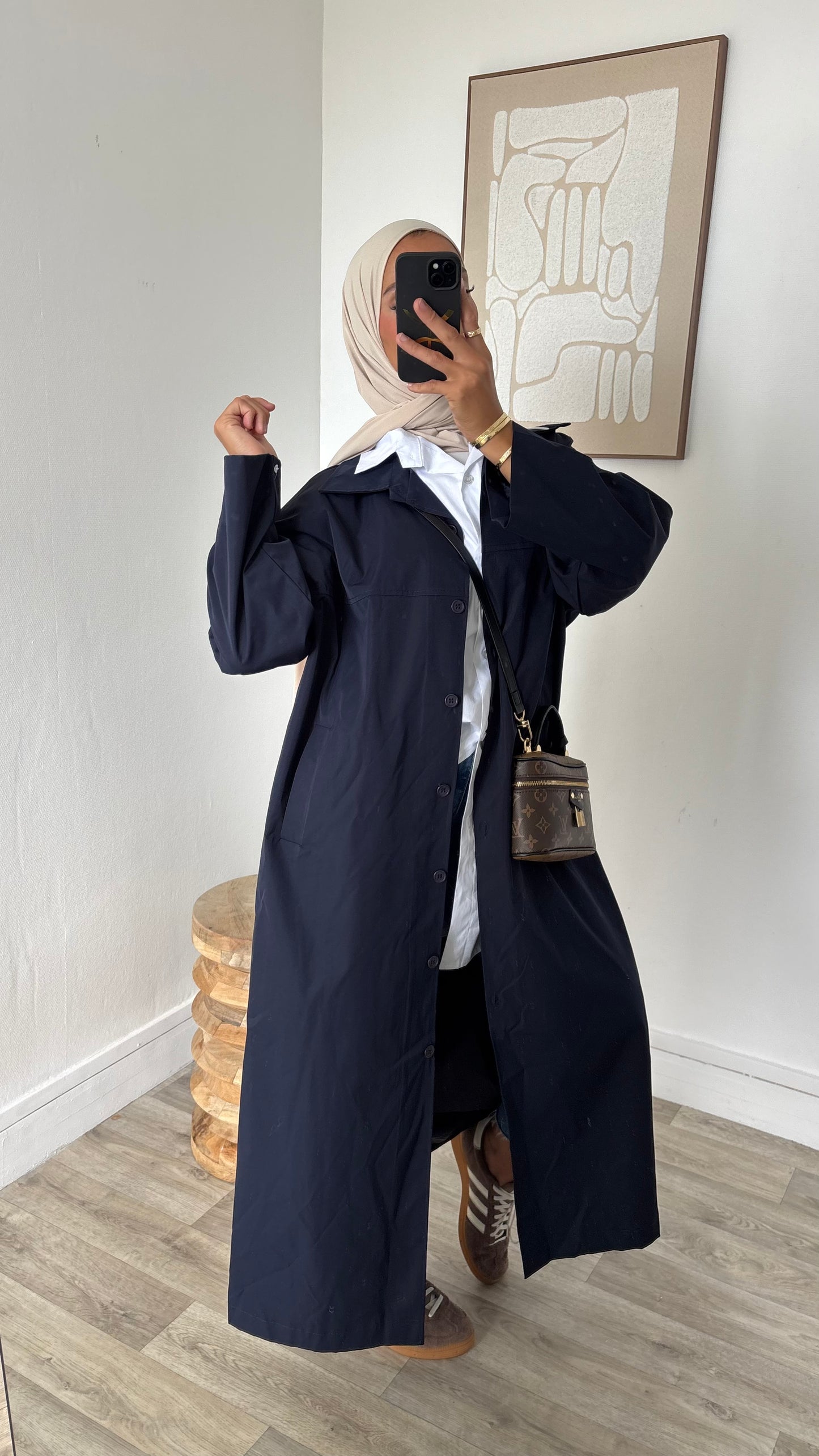 Imperméable coupe droite