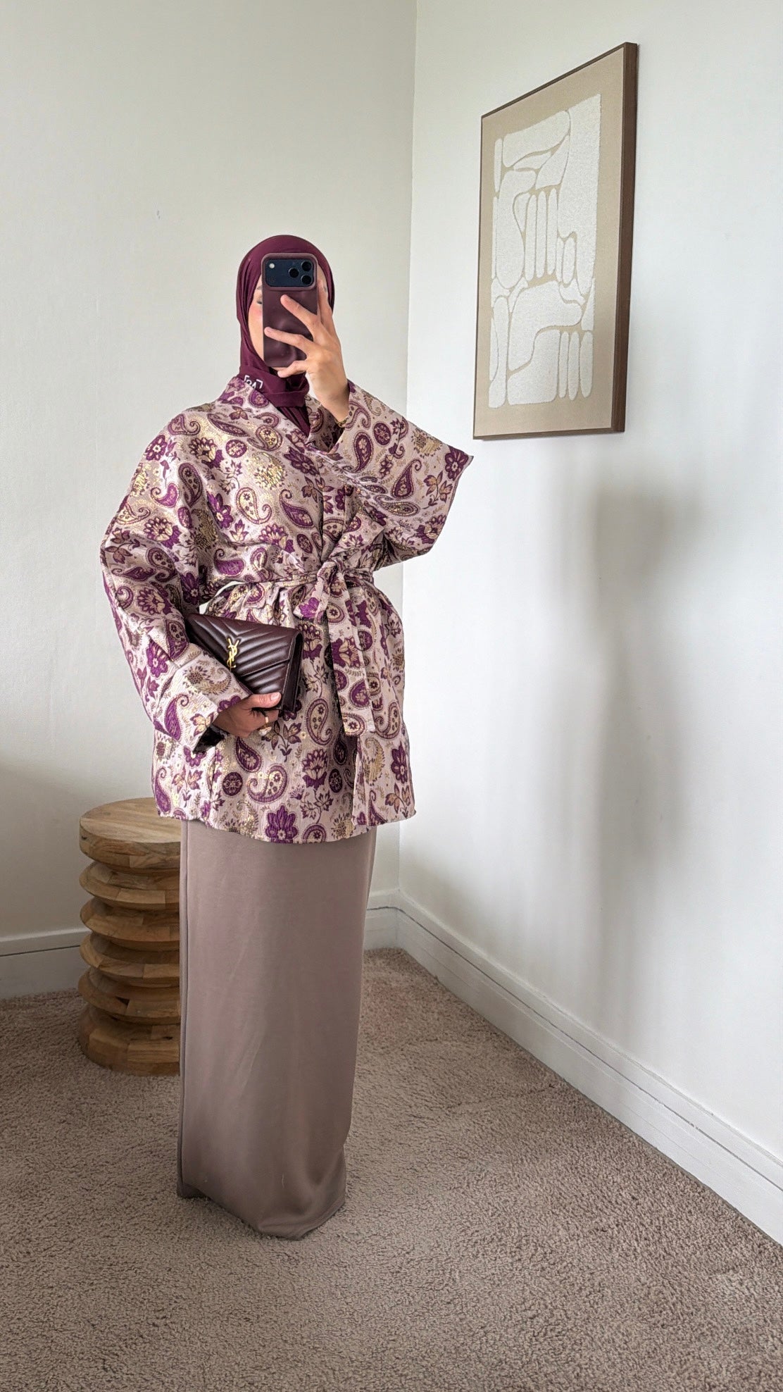 Veste en brocart