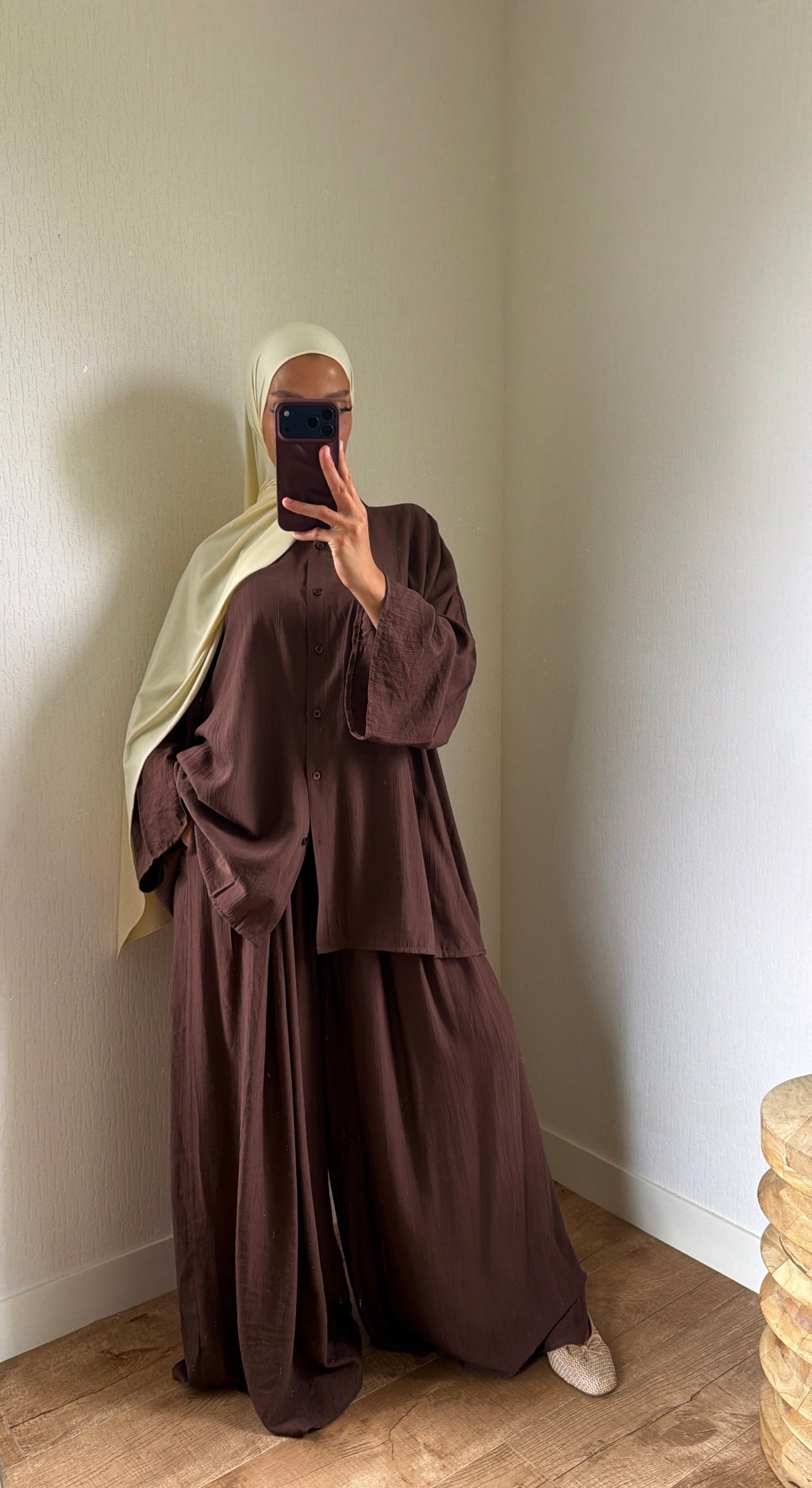 Ensemble très ample pantalon