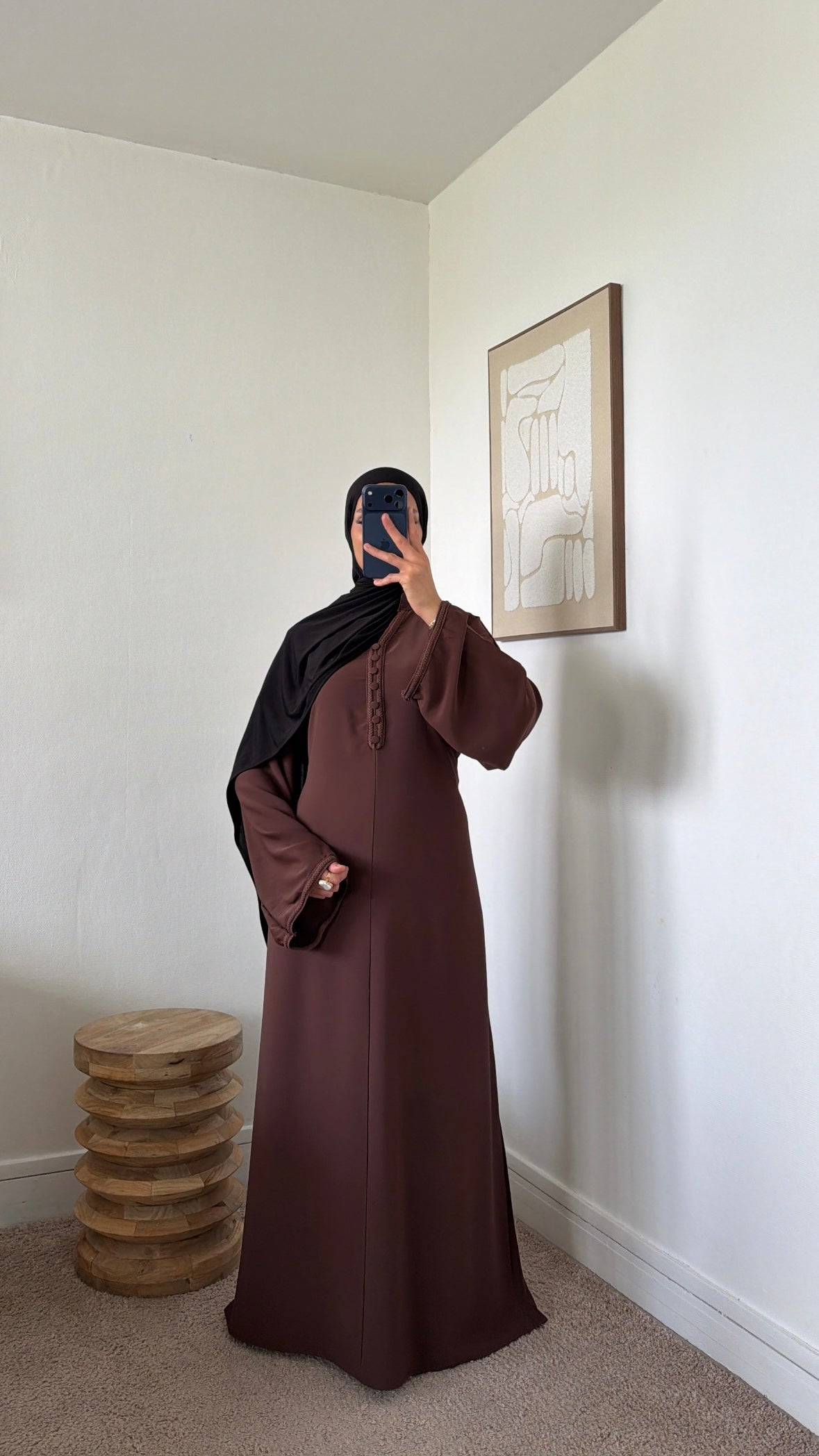Abaya très fluide et légère [ ajustable au dos ]