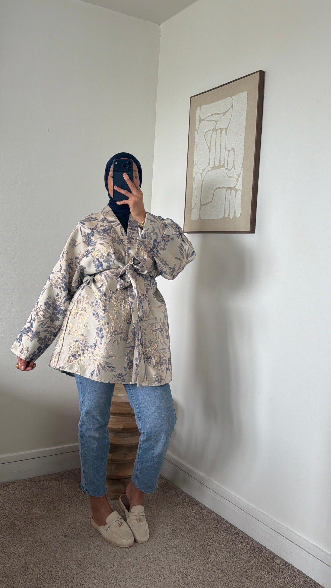 Veste en brocart