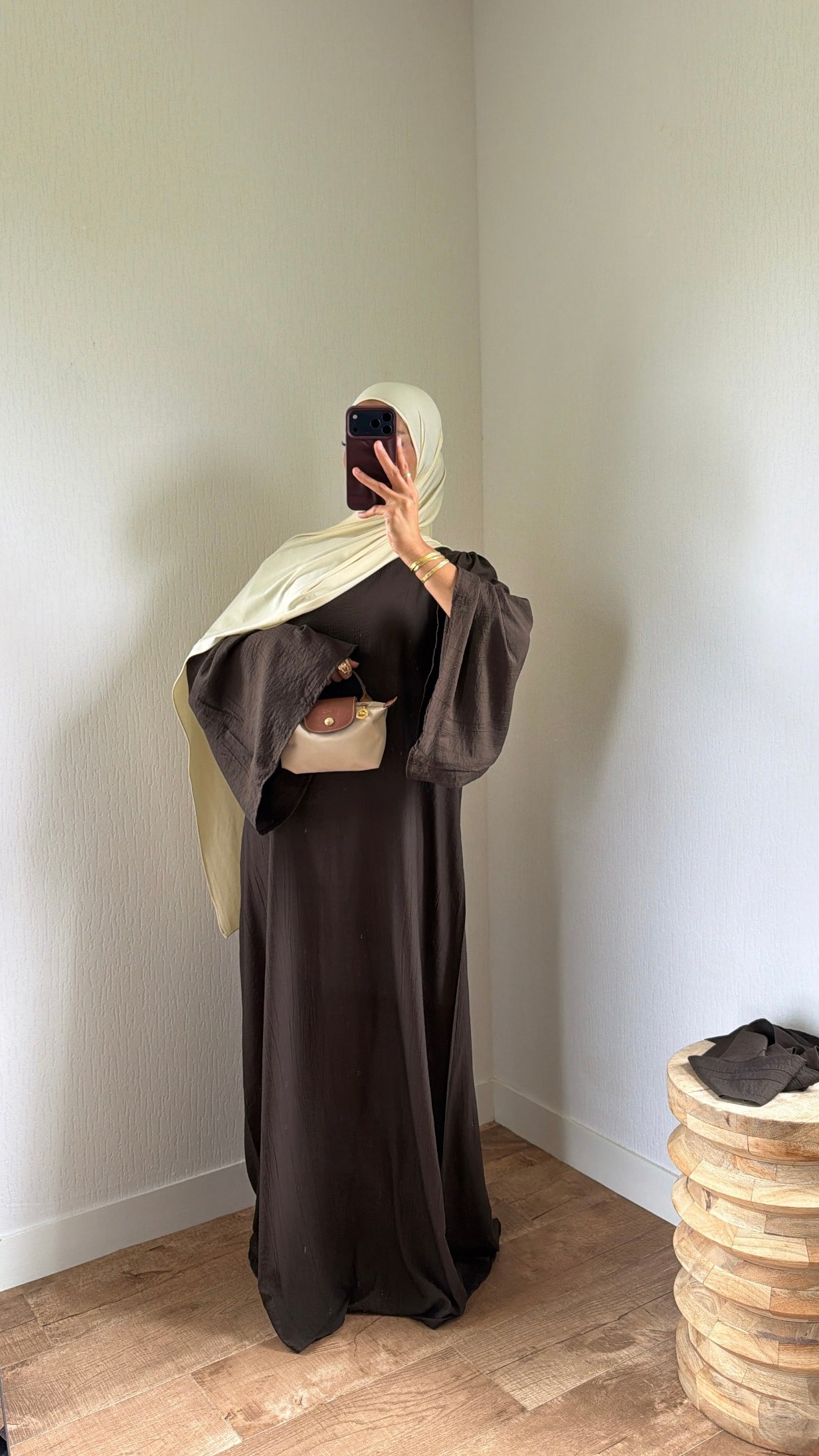 Robe simply ample ceinture