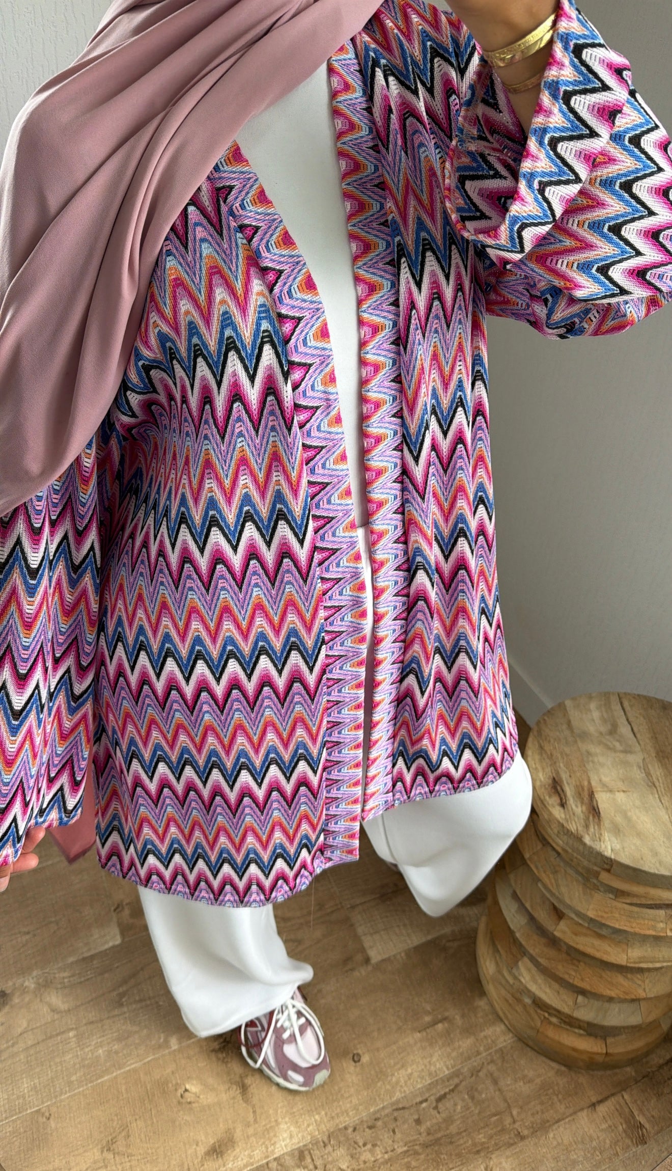 Gilet multicolore