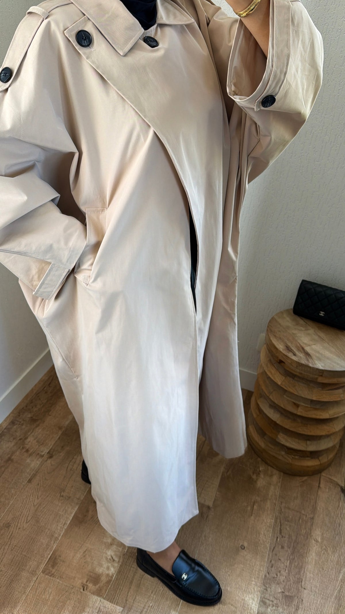 Trench chic oversize