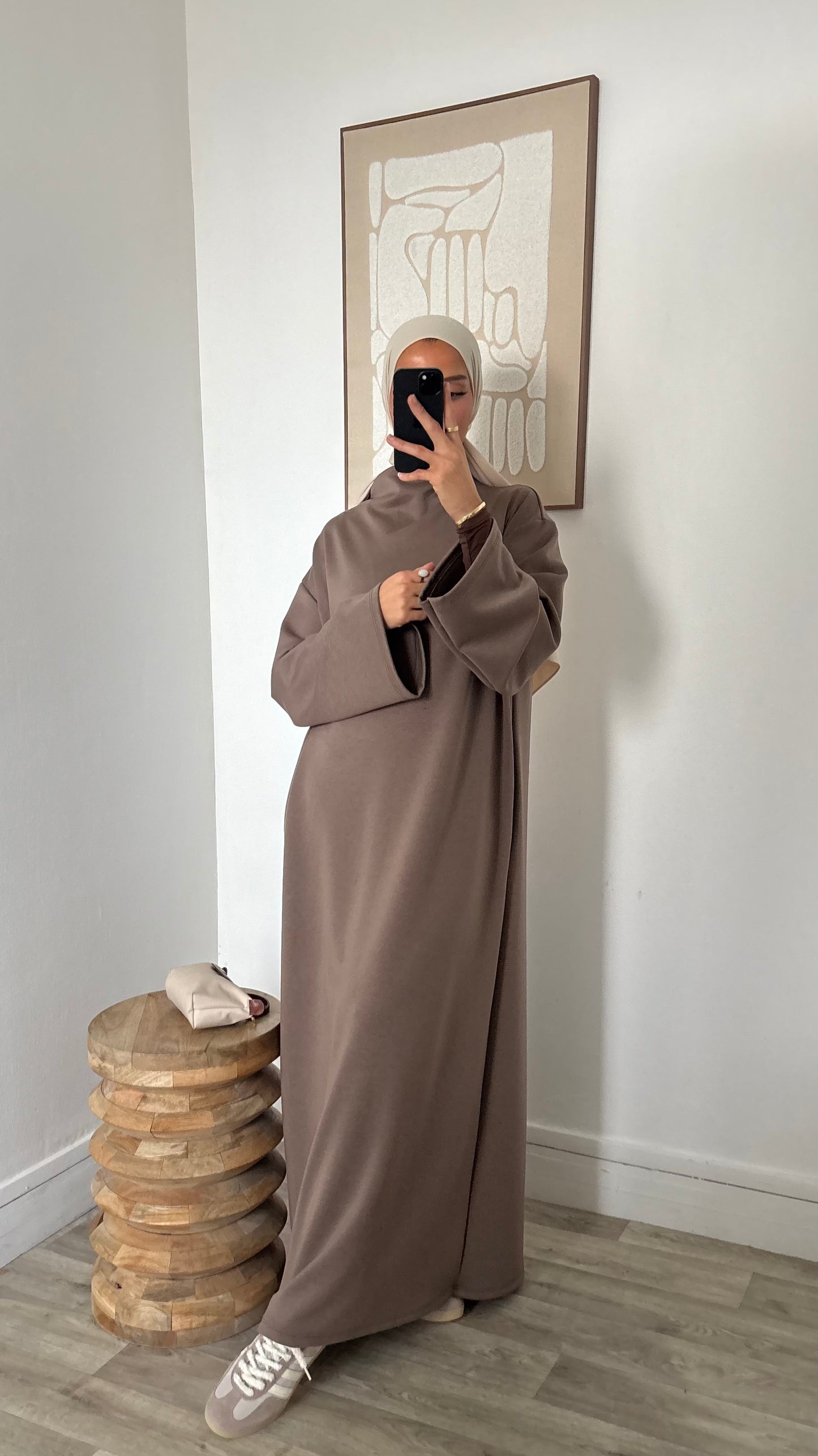 Abaya à poches