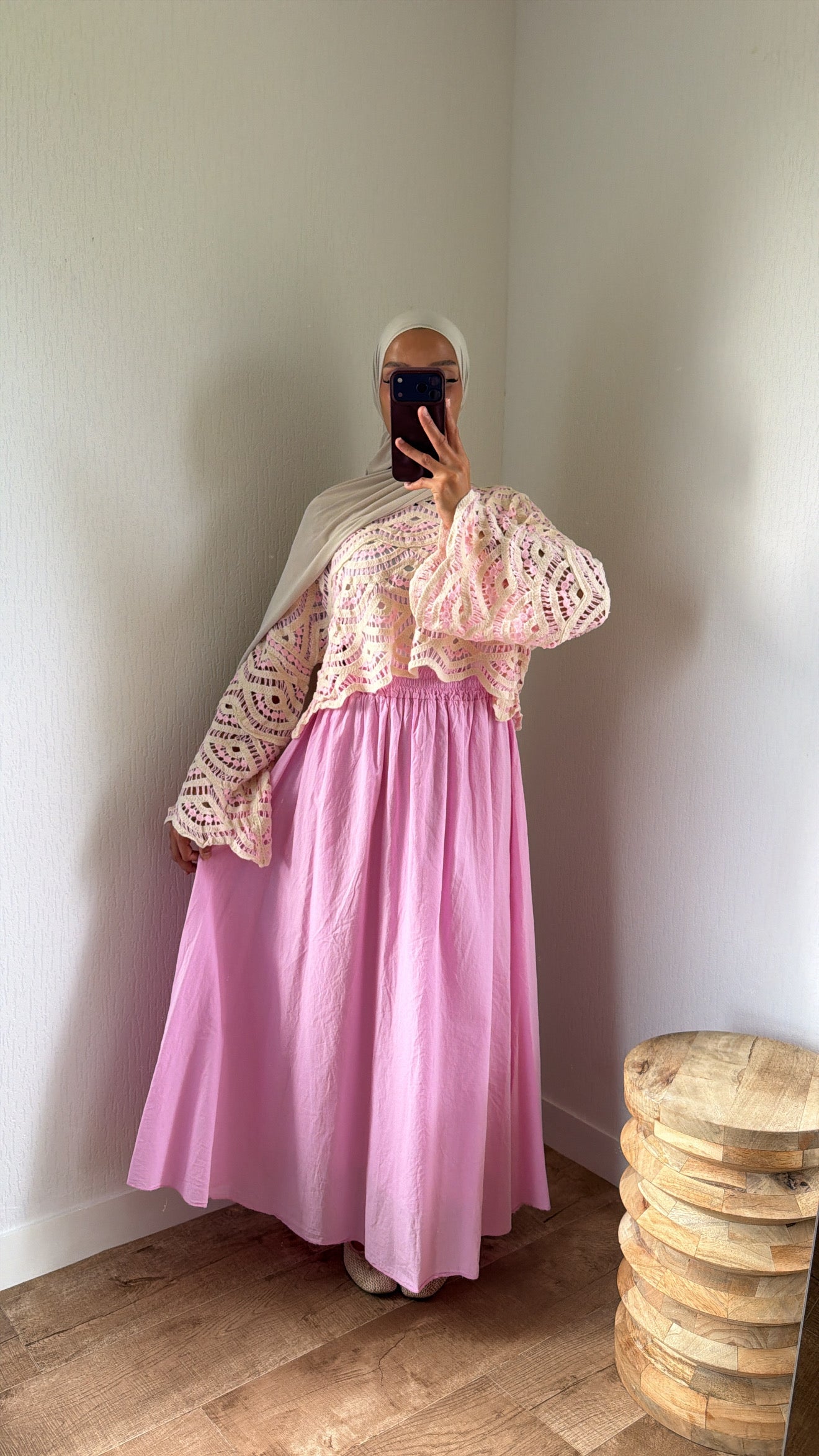 Haut en crochet