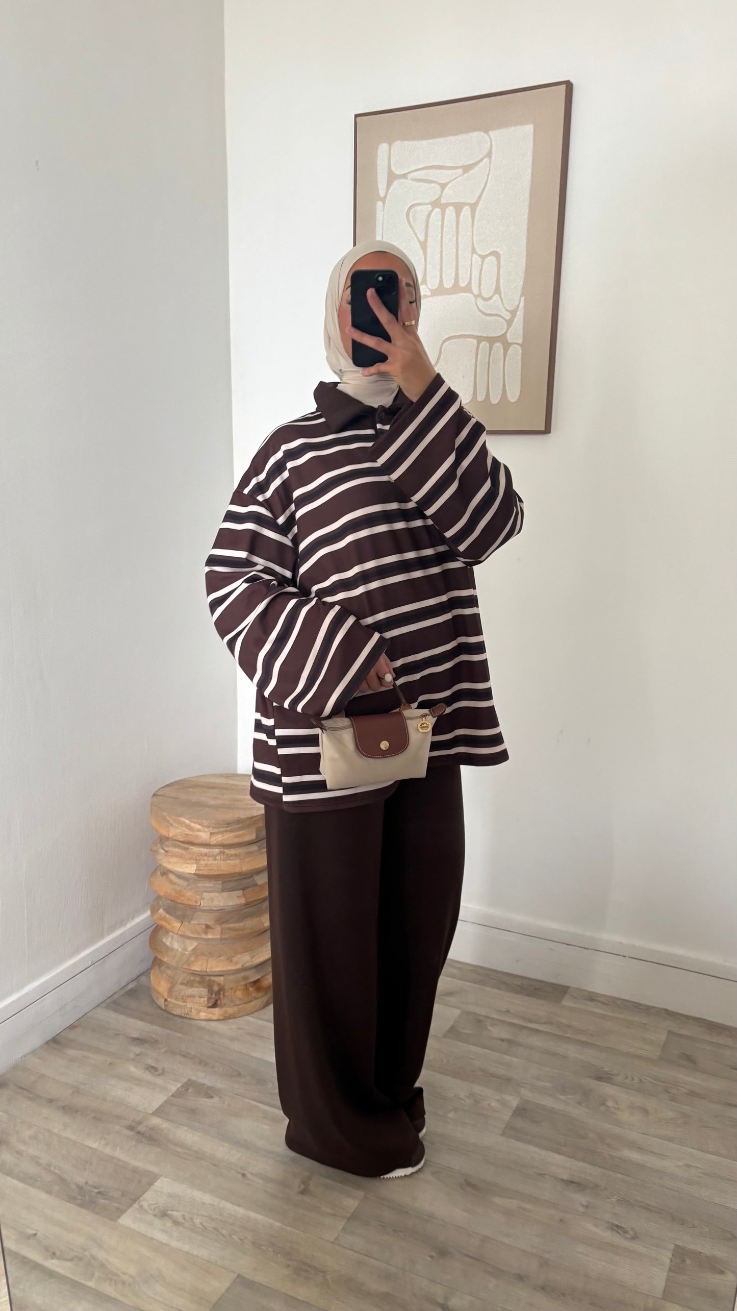 Ensemble à col molletonné