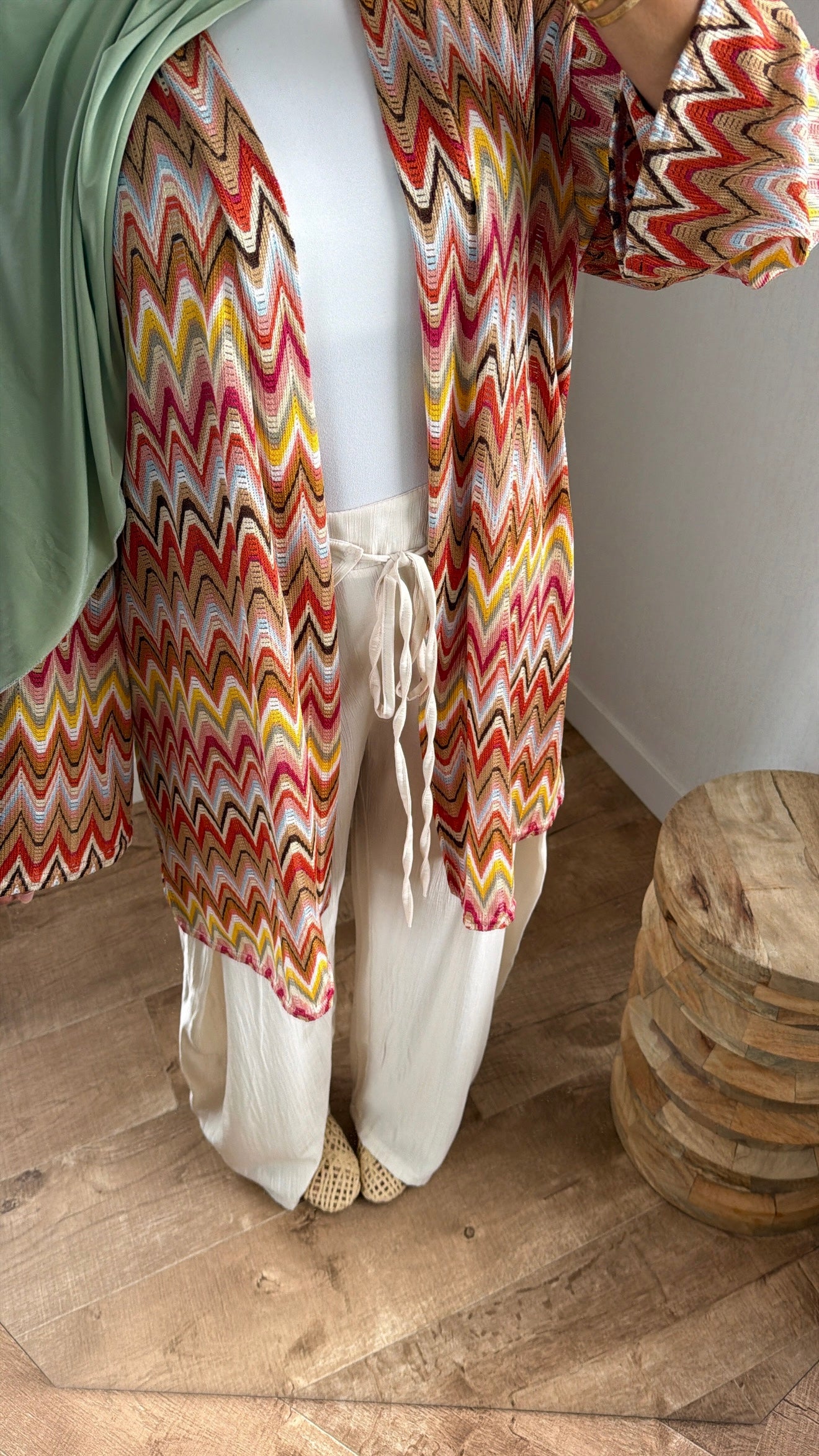 Gilet multicolore