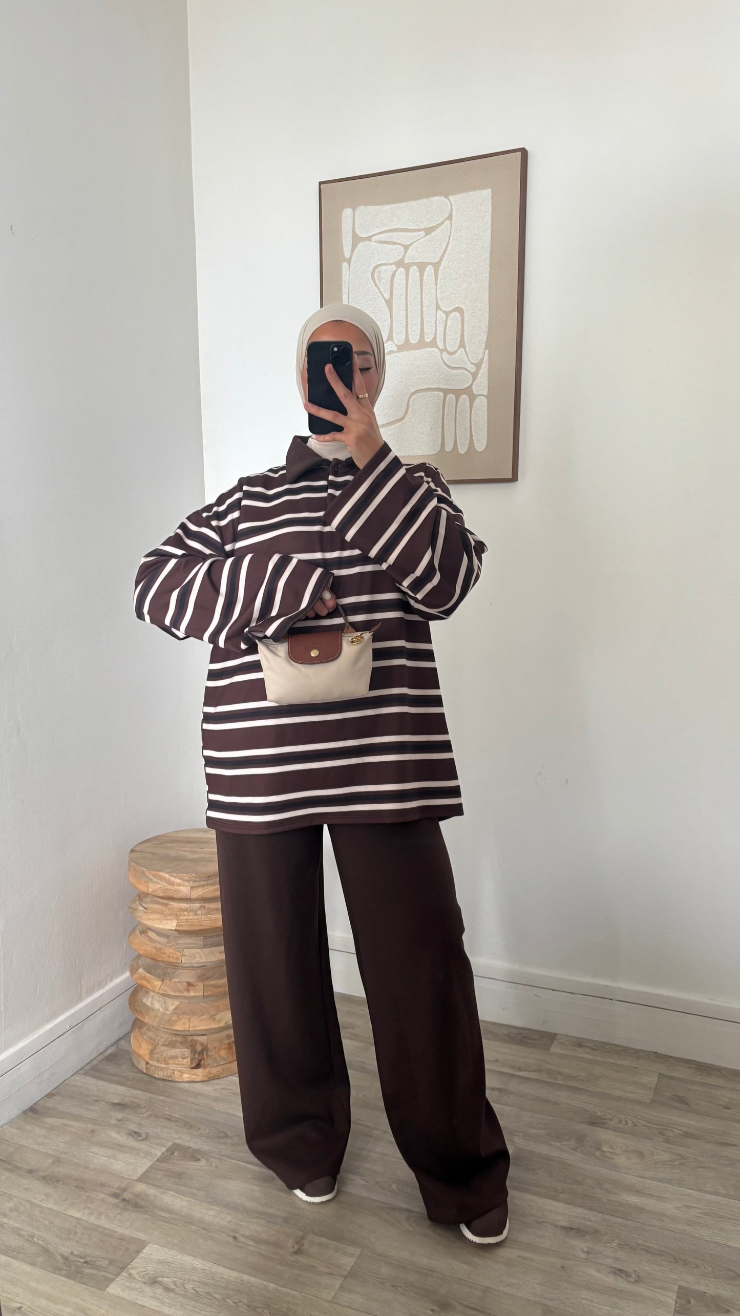 Ensemble à col molletonné