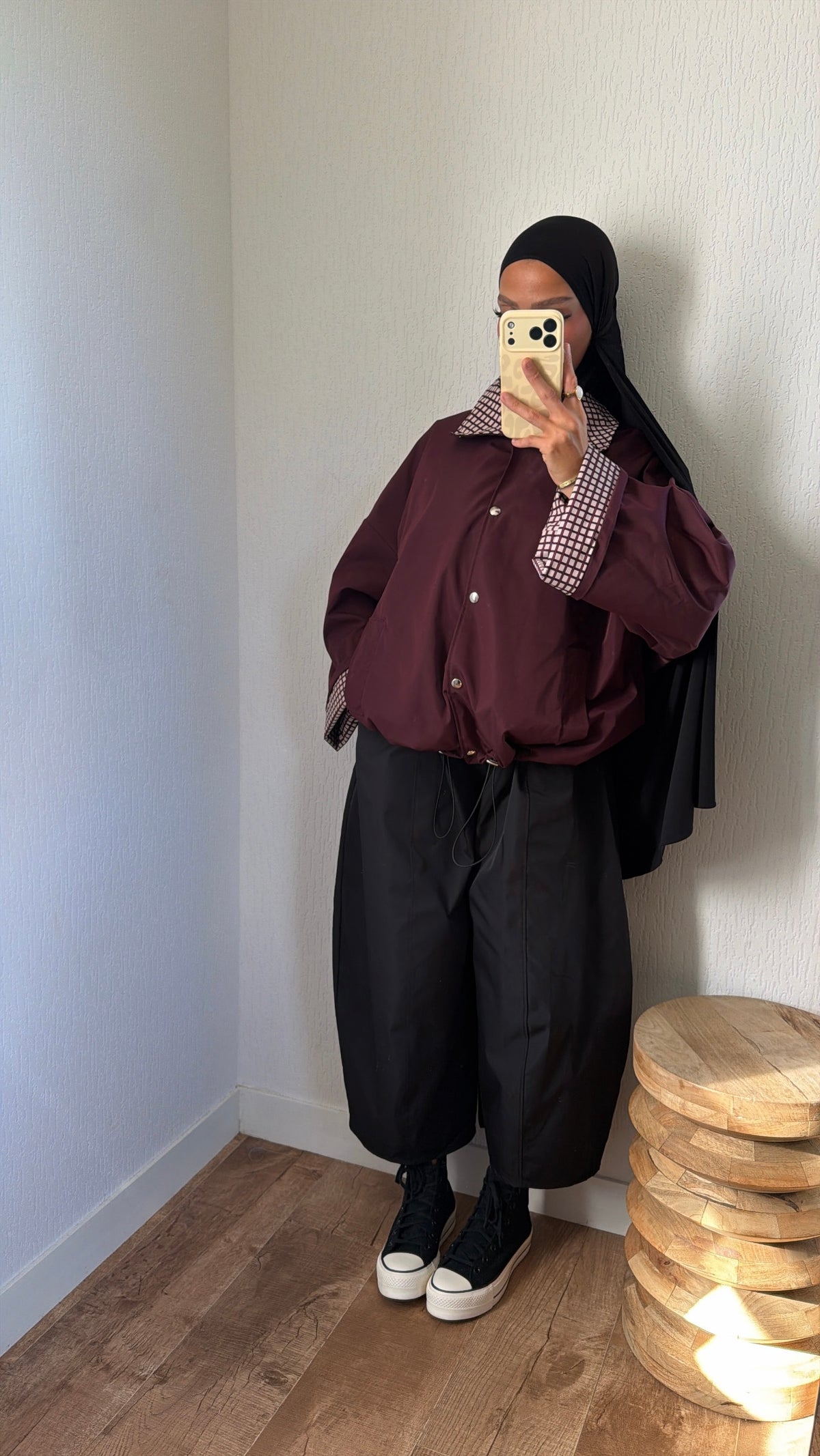 Bomber effet imper à pression