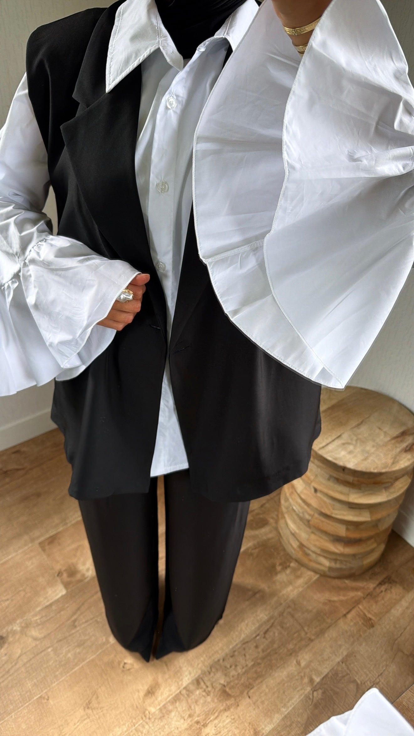 Ensemble tailleur sans manches