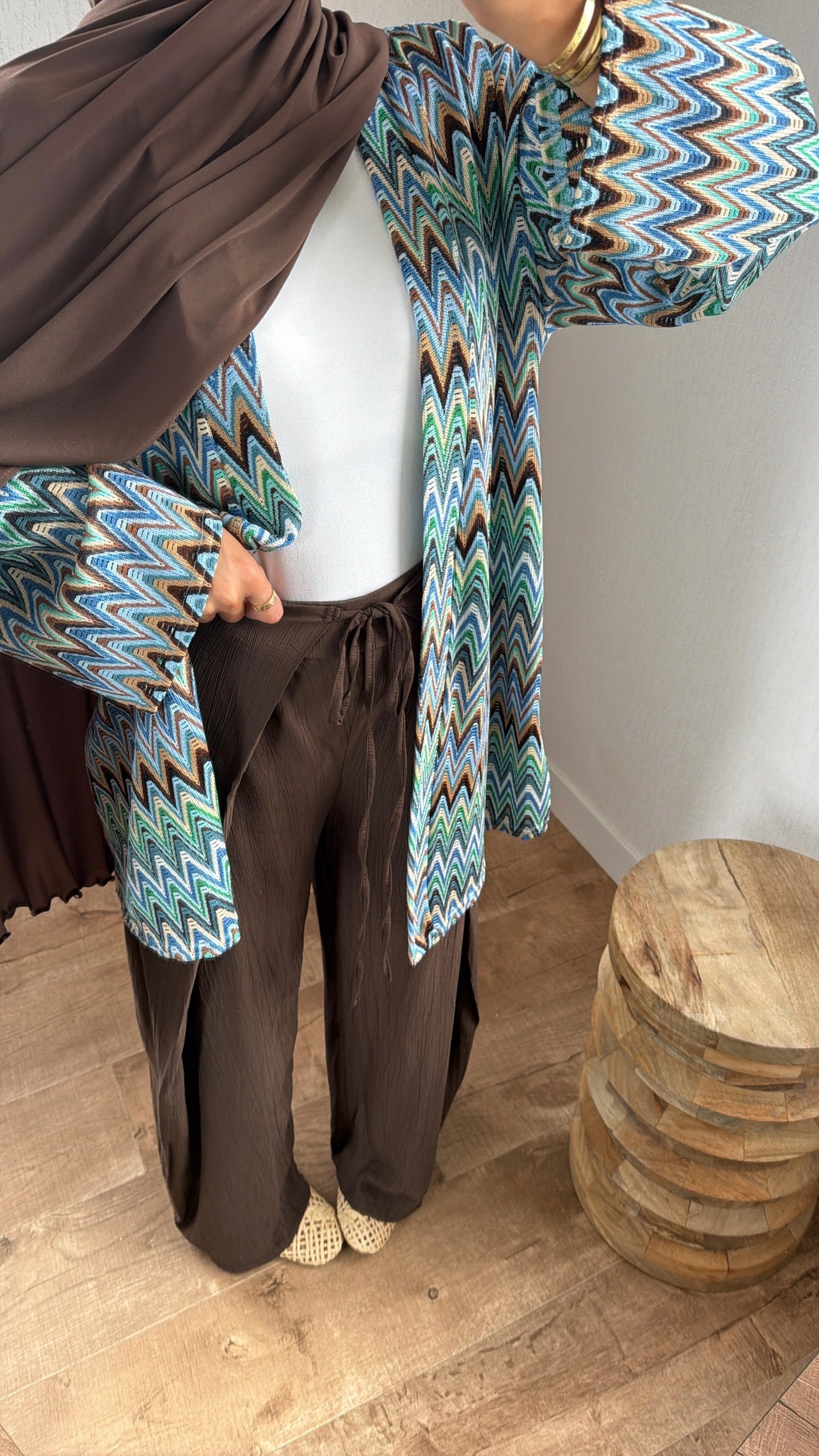 Gilet multicolore