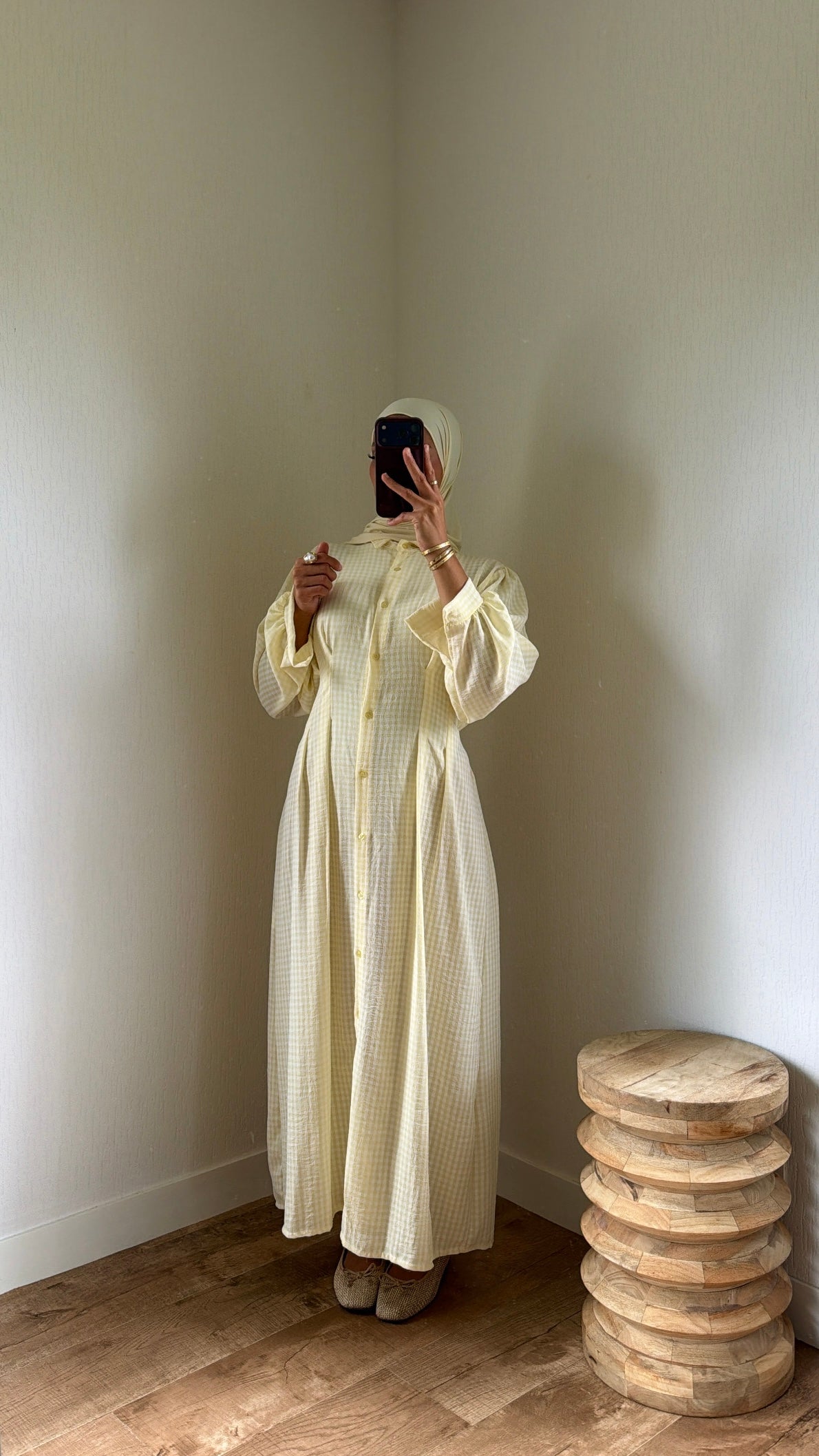 Robe chemise ajustable