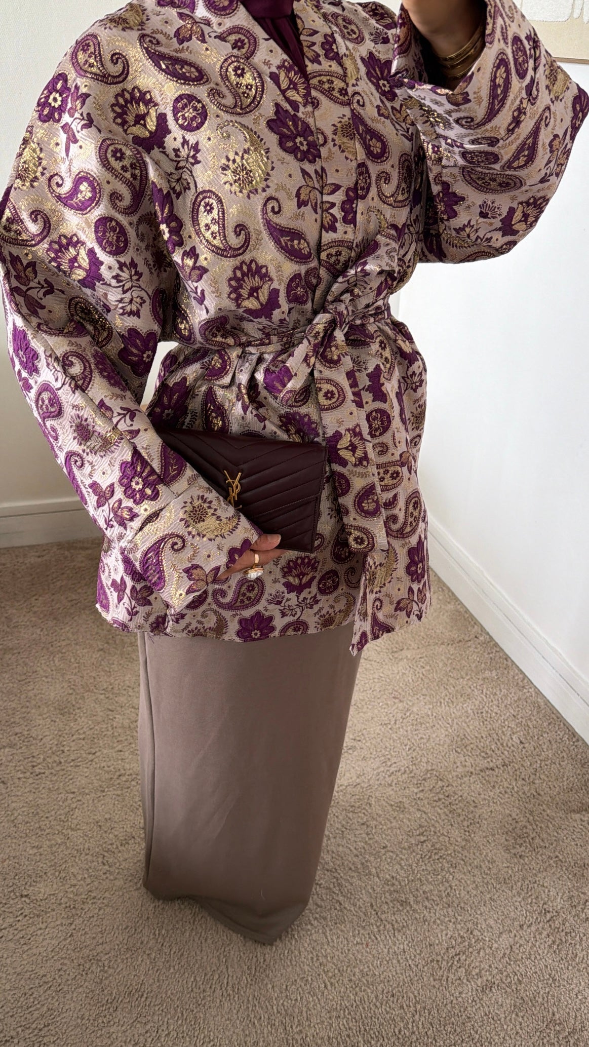 Veste en brocart