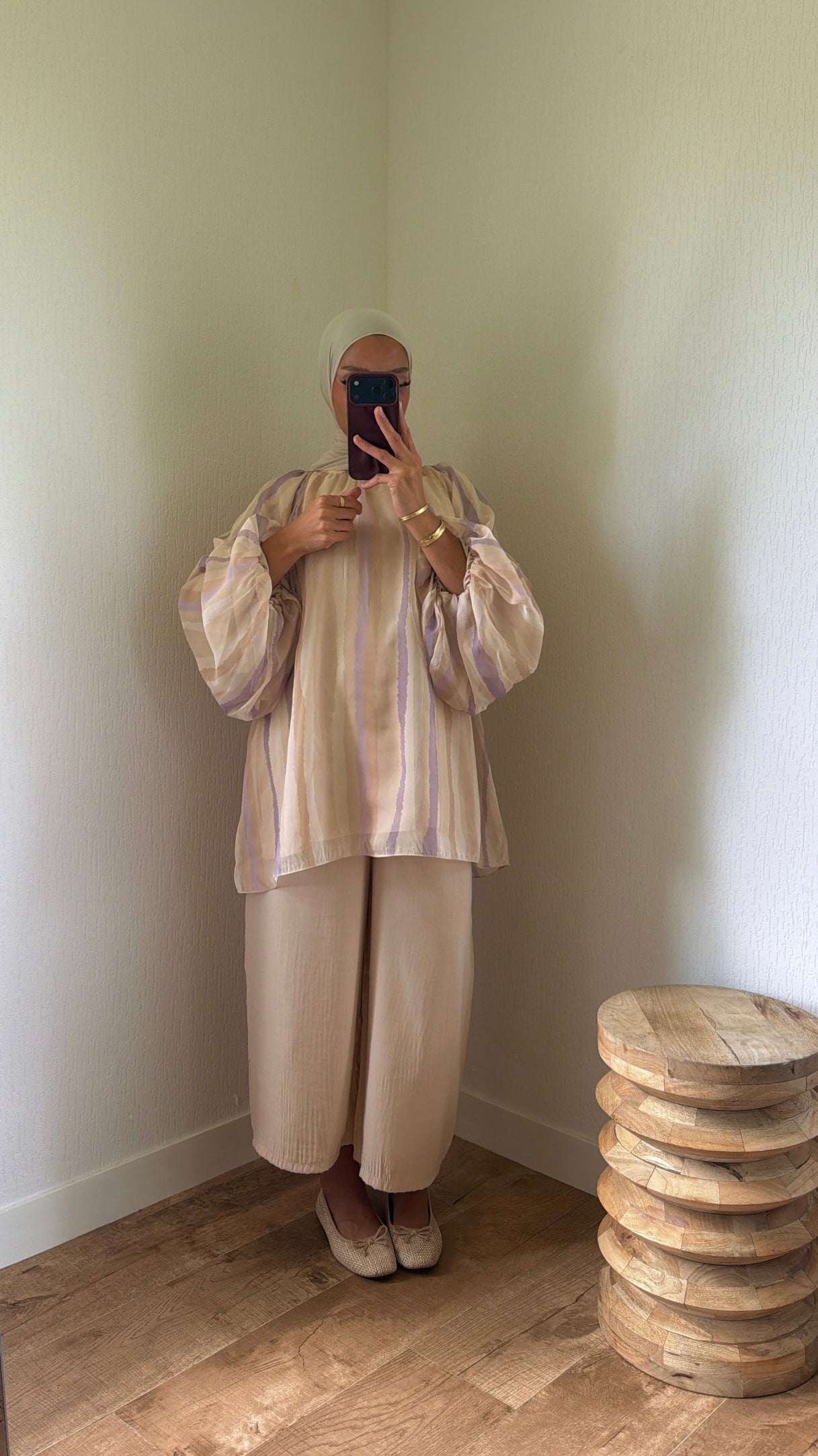 Blouse tricolore