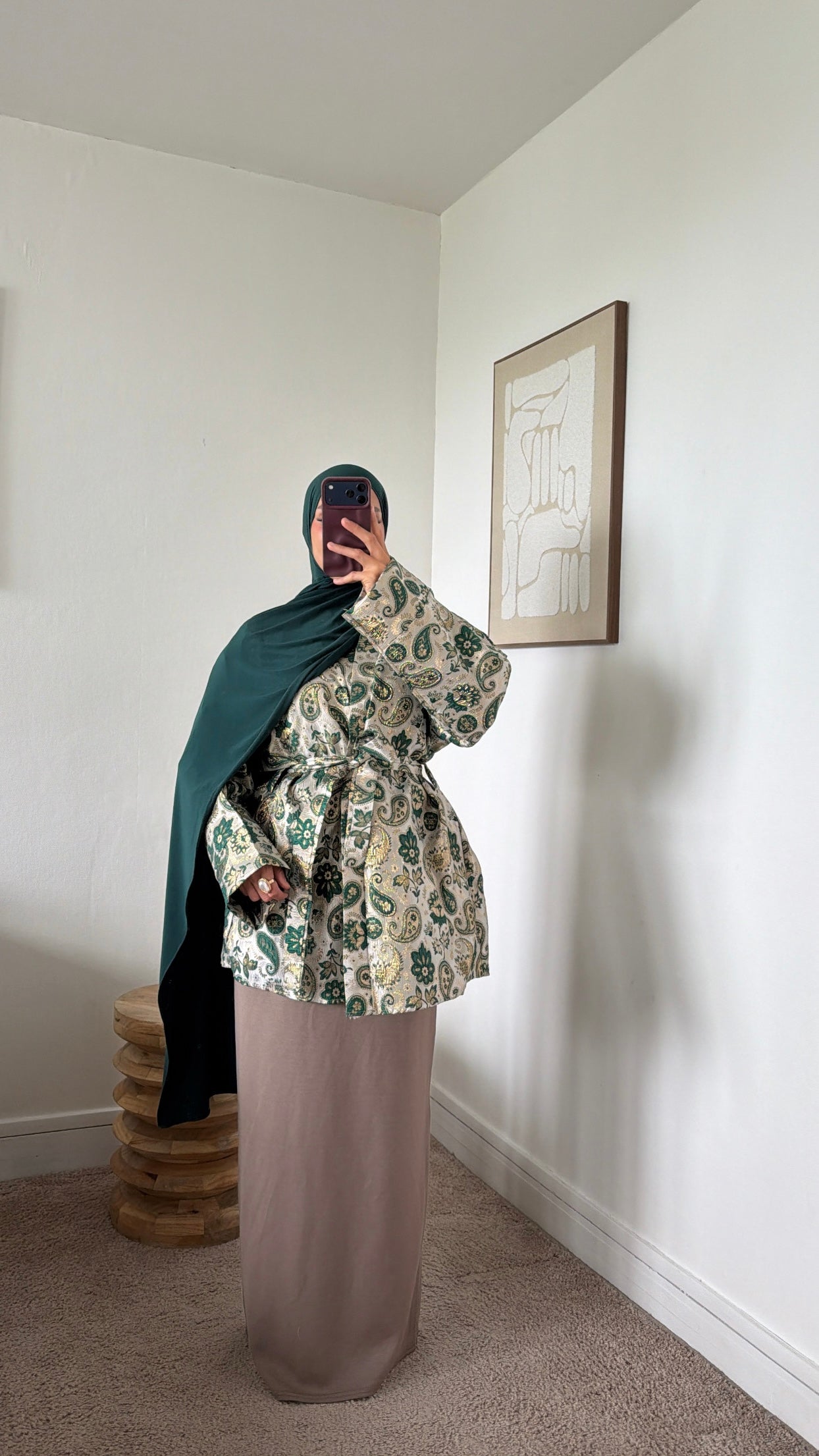 Veste en brocart