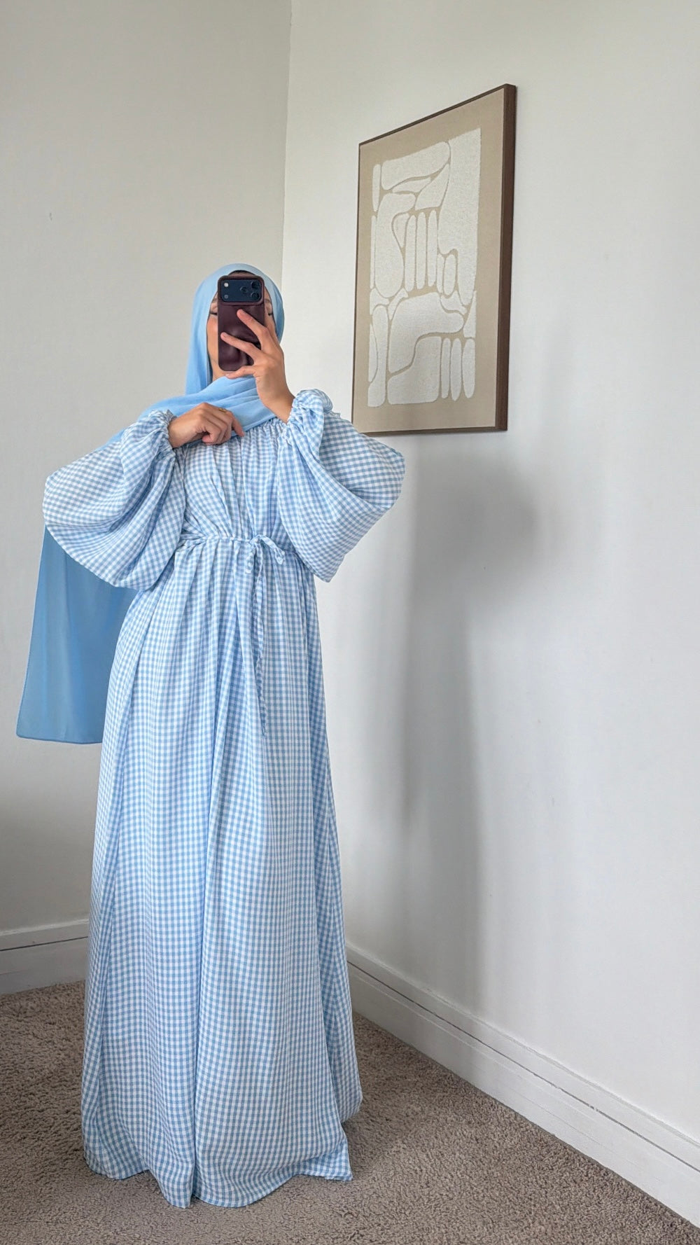 Robe à carreaux