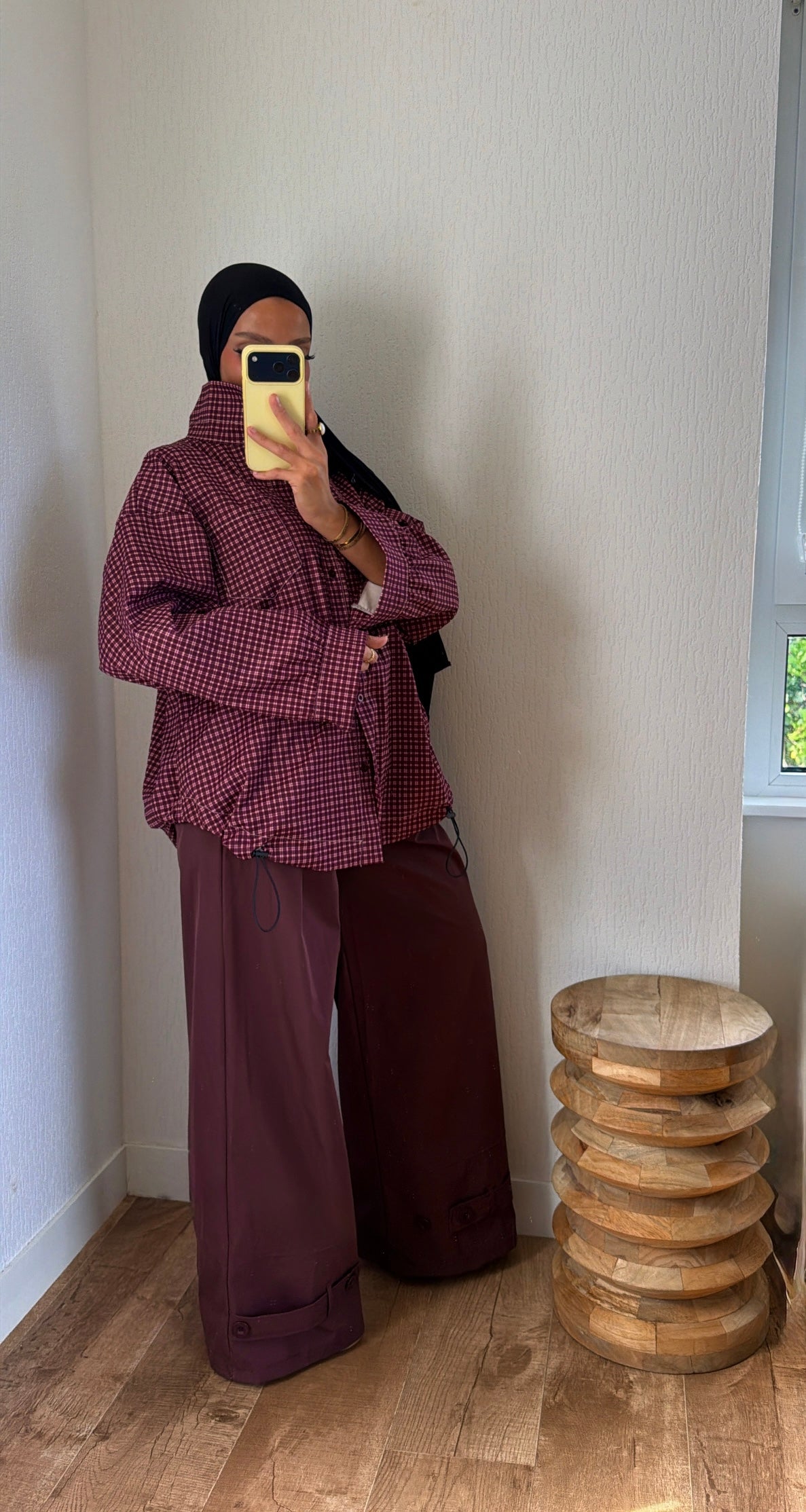 Surchemise effet imper ajustable