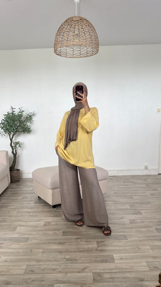 Pantalon fluide à poches