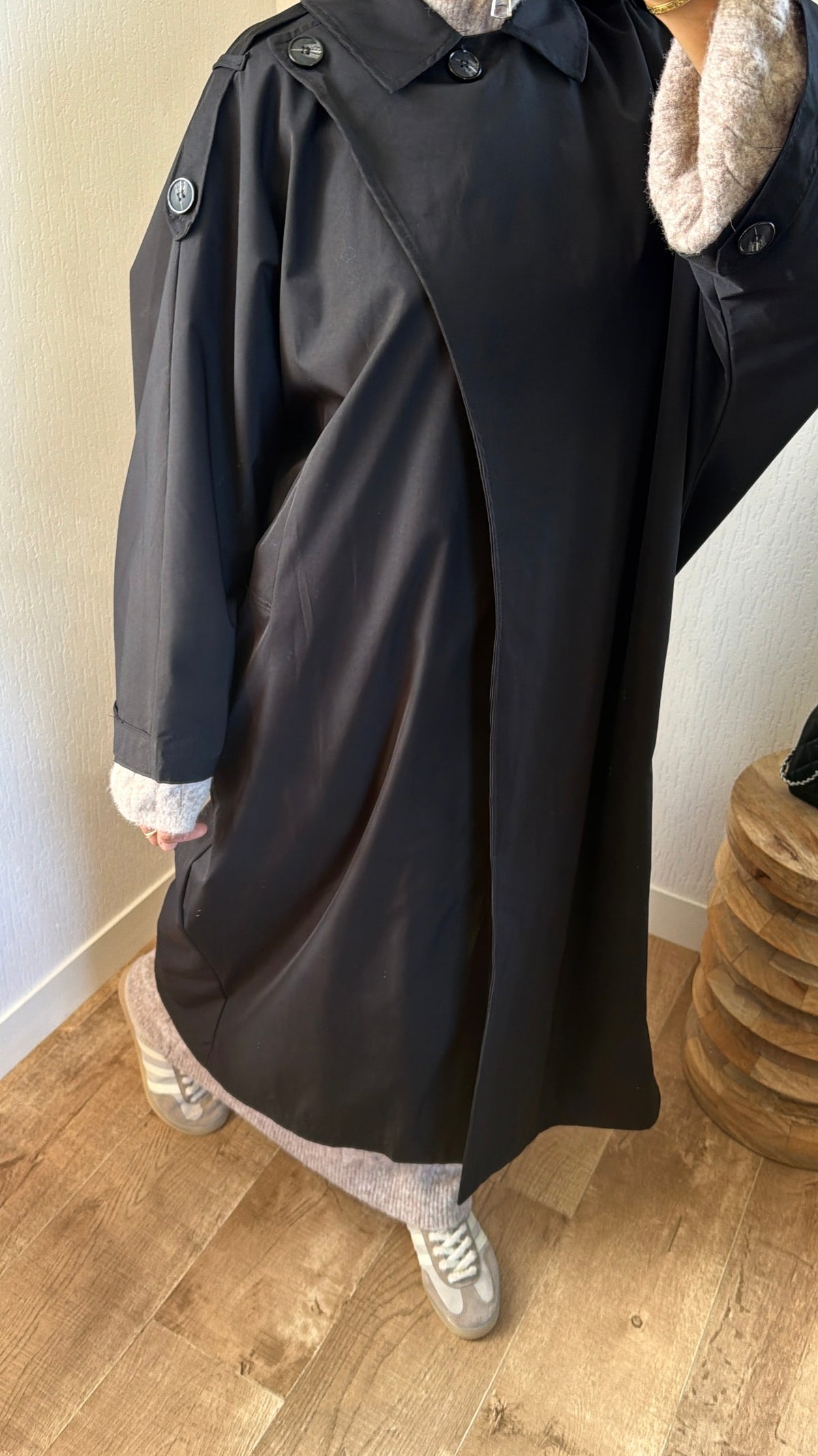 Trench chic oversize